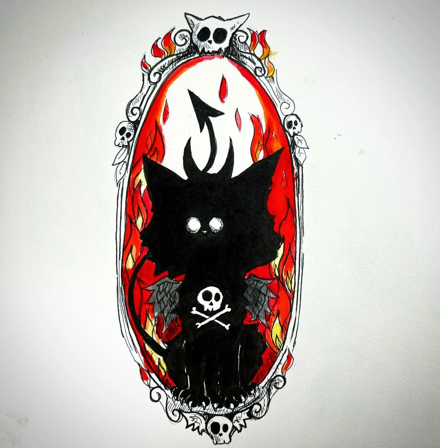 Happy Autumn Equinox 🍂

#demoncat #blackcat #devil #millie_and_the_wolf #lilith #darkart #altart