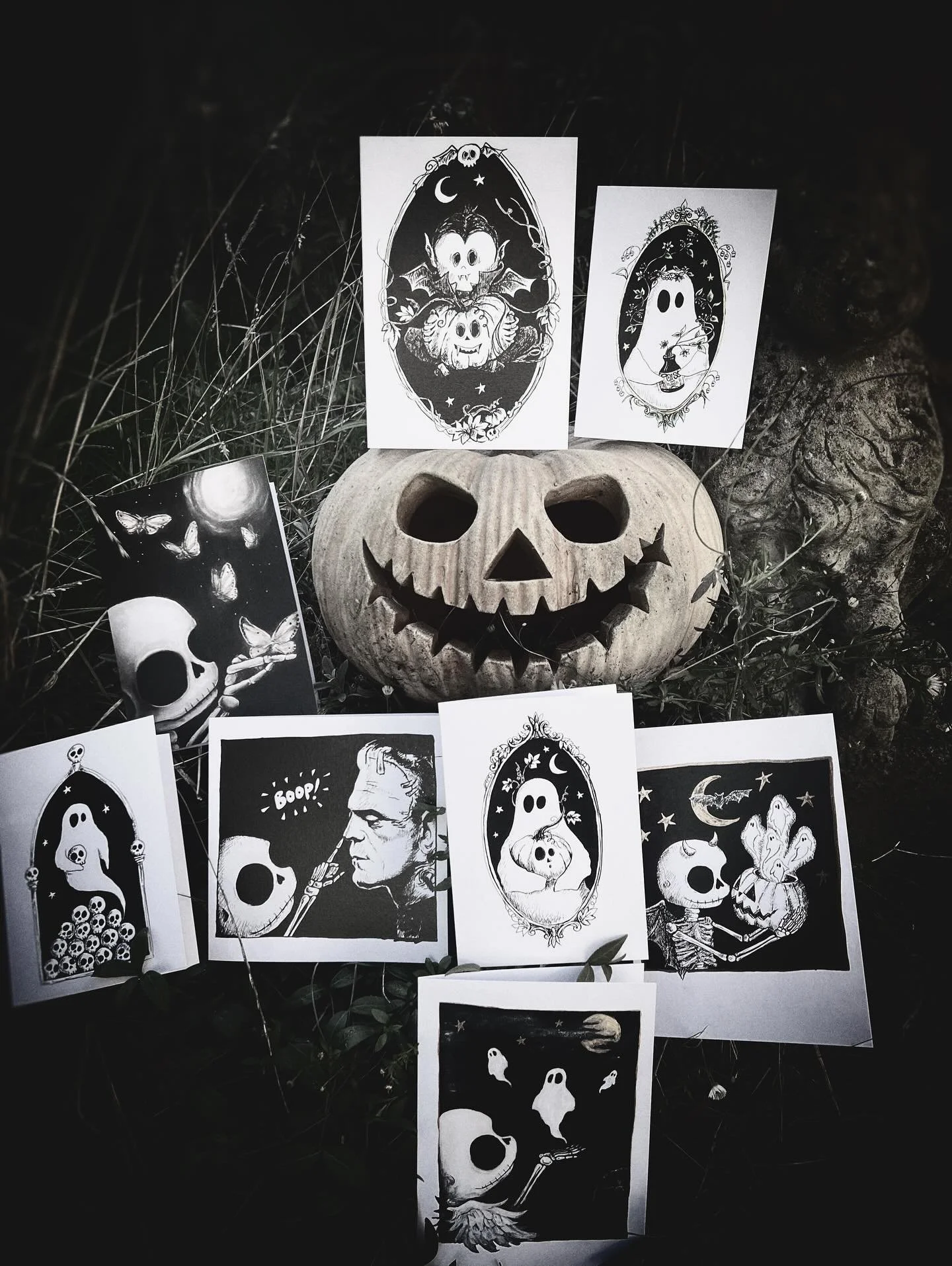 Sometimes I wonder how my brain works..?

I mean &hellip; the length of time I take to &lsquo;select&rsquo; some cards to show you for Halloween&hellip;.

Really? I mean &hellip; what exactly makes THESE cards any more Halloweeny than literally ALL m