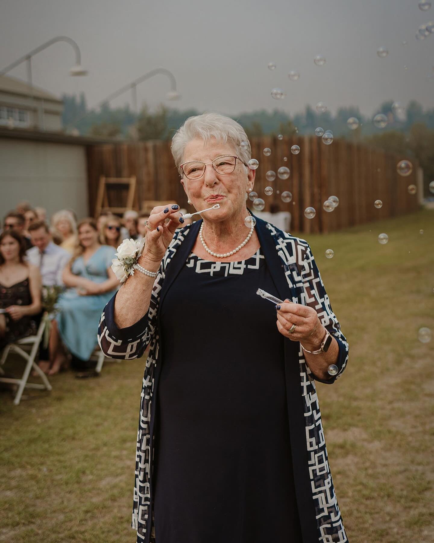 Looking for a fun way to incorporate more of your family into your wedding? How about Flower Grandmas (or in this case, Bubble Grandmas)?! Of course, these are an alternative to Flower Girls, but trust us, just as cute! They are a great way to elevat