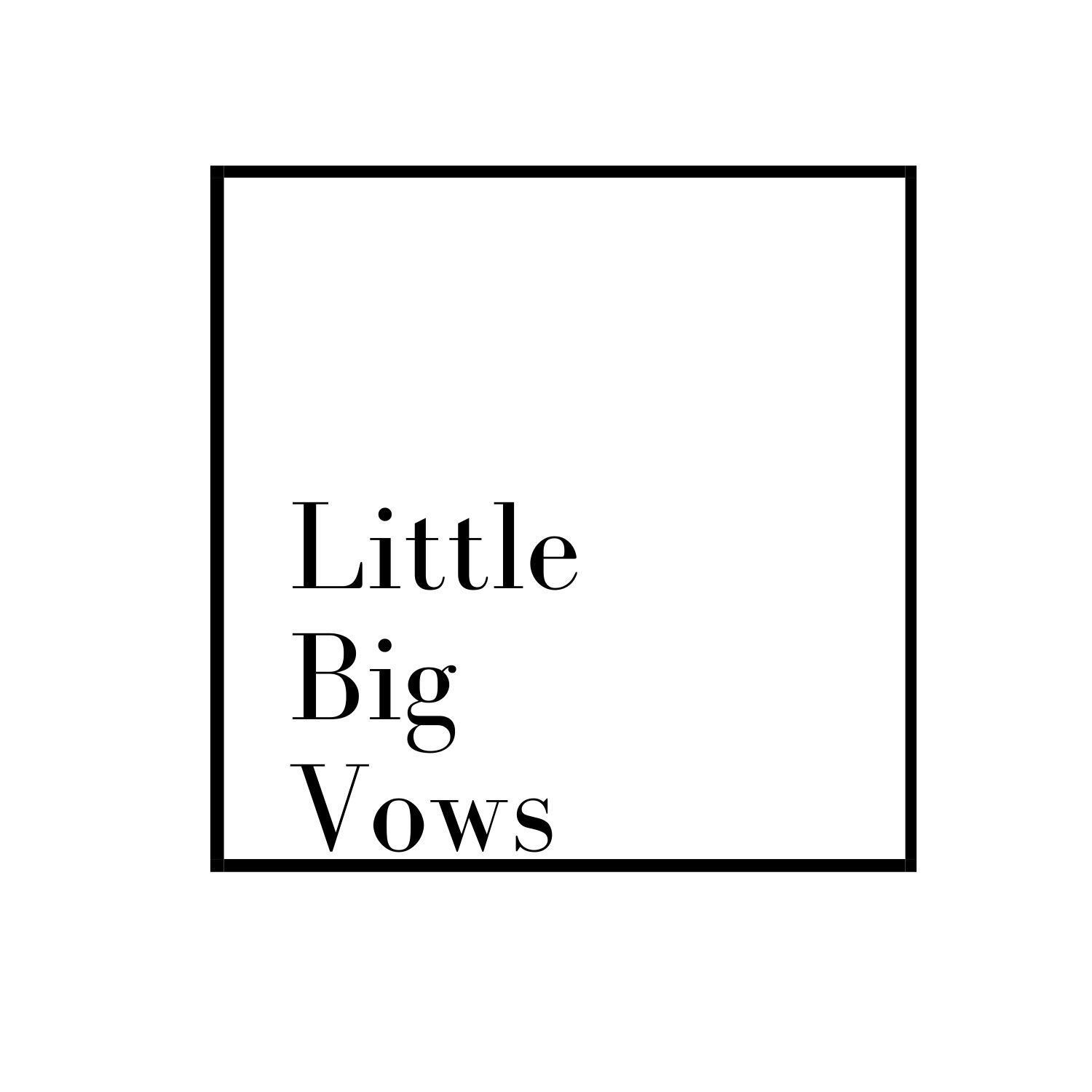  Little Big Vows