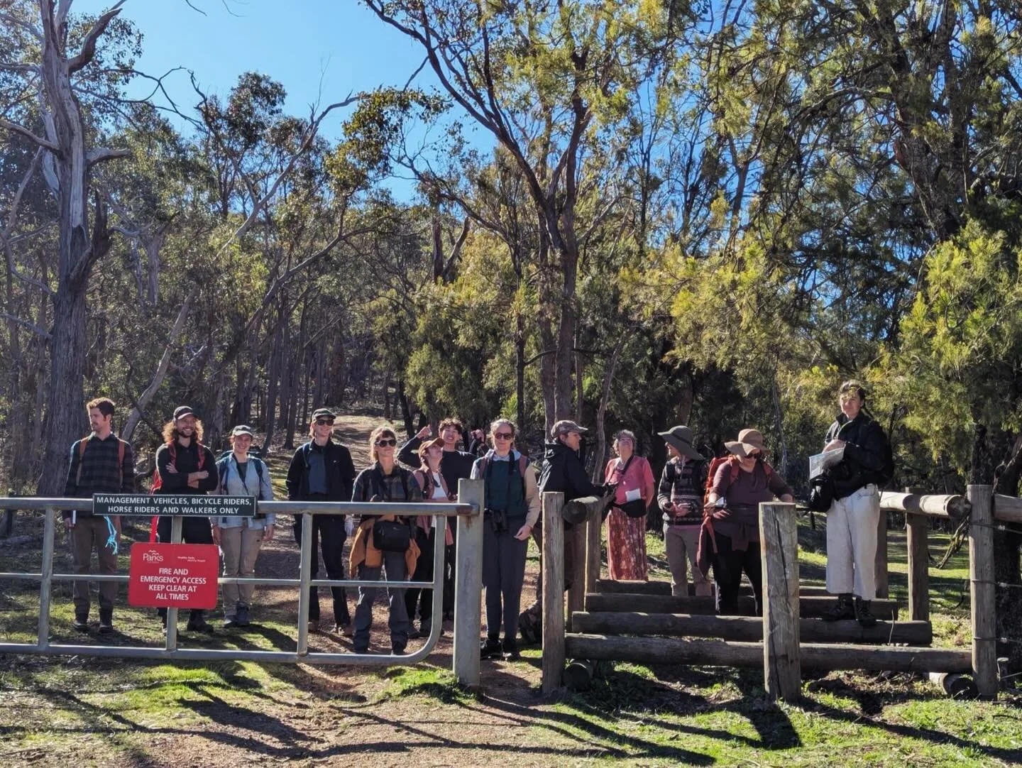 Huge thanks to the expert botanists, passionate university students and community members who joined us in Kinglake National Park to conduct botanical surveys in a forest scheduled for imminent burning. (St Andrews - Lower Everard planned burn, HR-MU