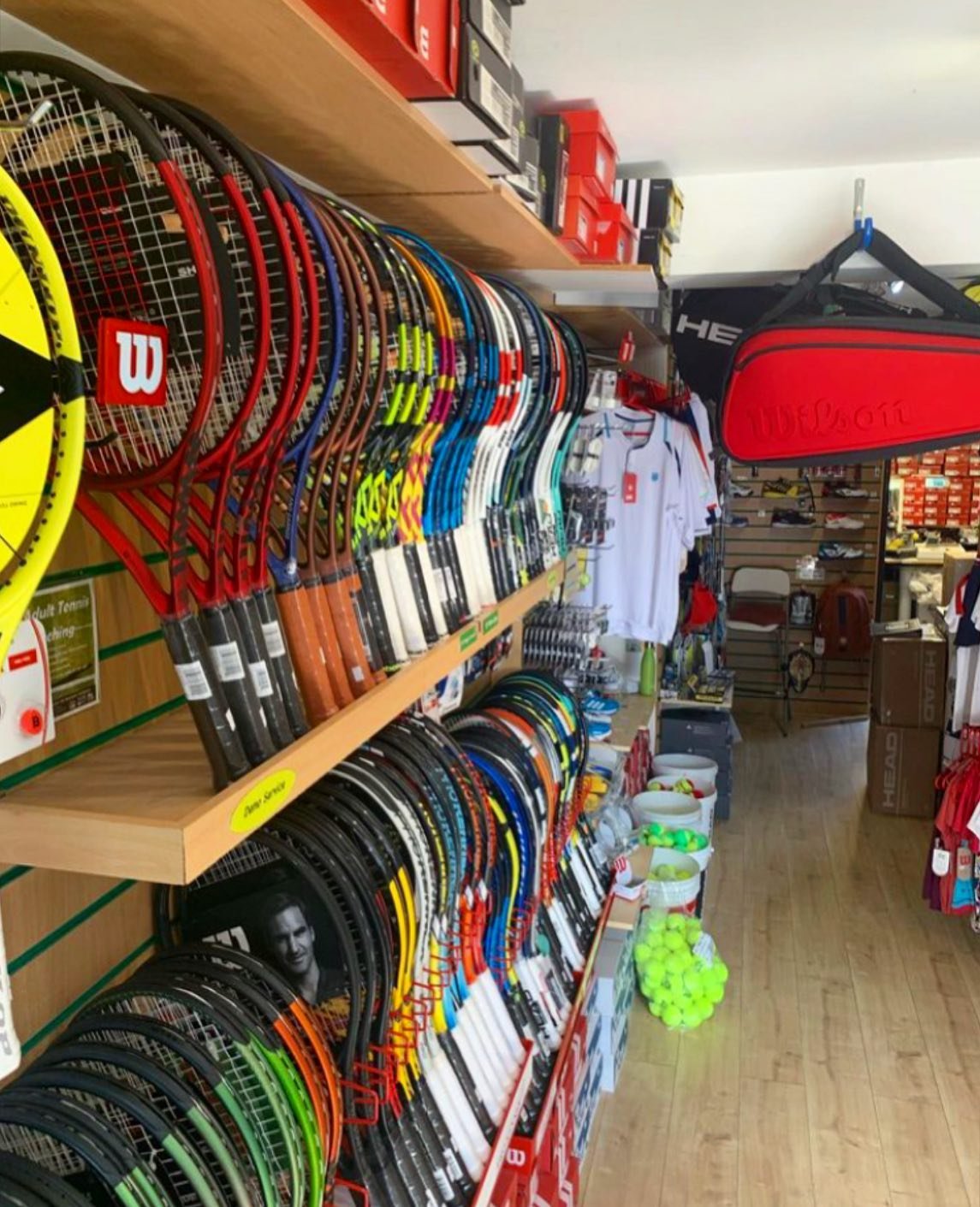 Based in Otford, The Racquet Academy is a professional racquet store providing a great range of performance equipment!🏓

Their team of friendly, professional tennis coaches and players offer specialist racquet advice, including Tennis, Badminton and