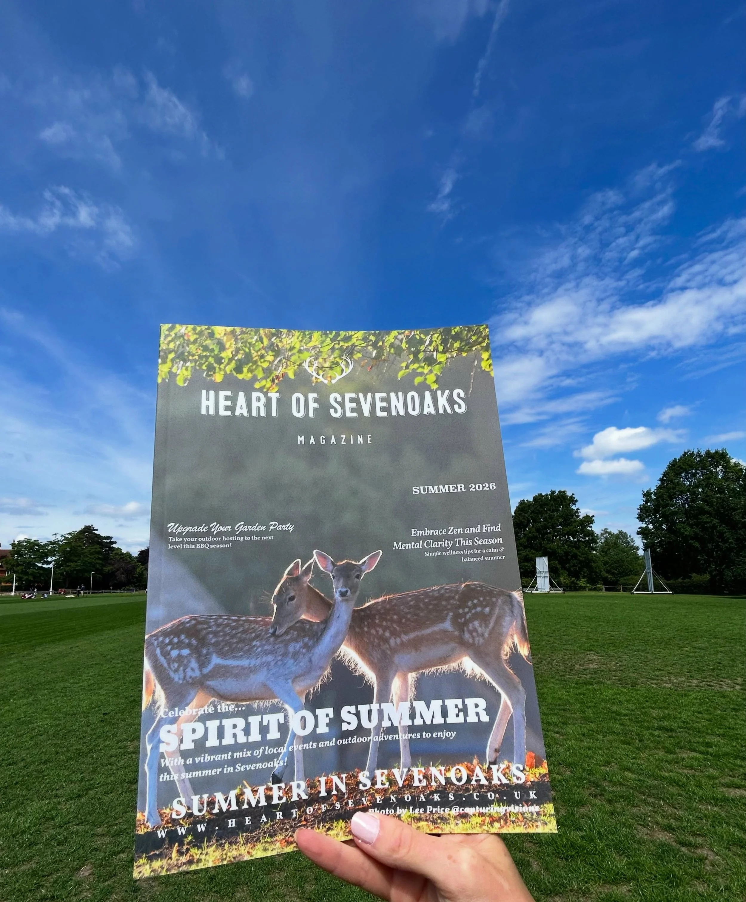 🌻☀️The Summer 2026 edition of Heart of Sevenoaks Magazine has arrived!☀️🌻

Packed with local stories, seasonal inspiration, hidden gems, summer events and plenty of ways to make the most of summer in Sevenoaks. We're incredibly grateful to all our 