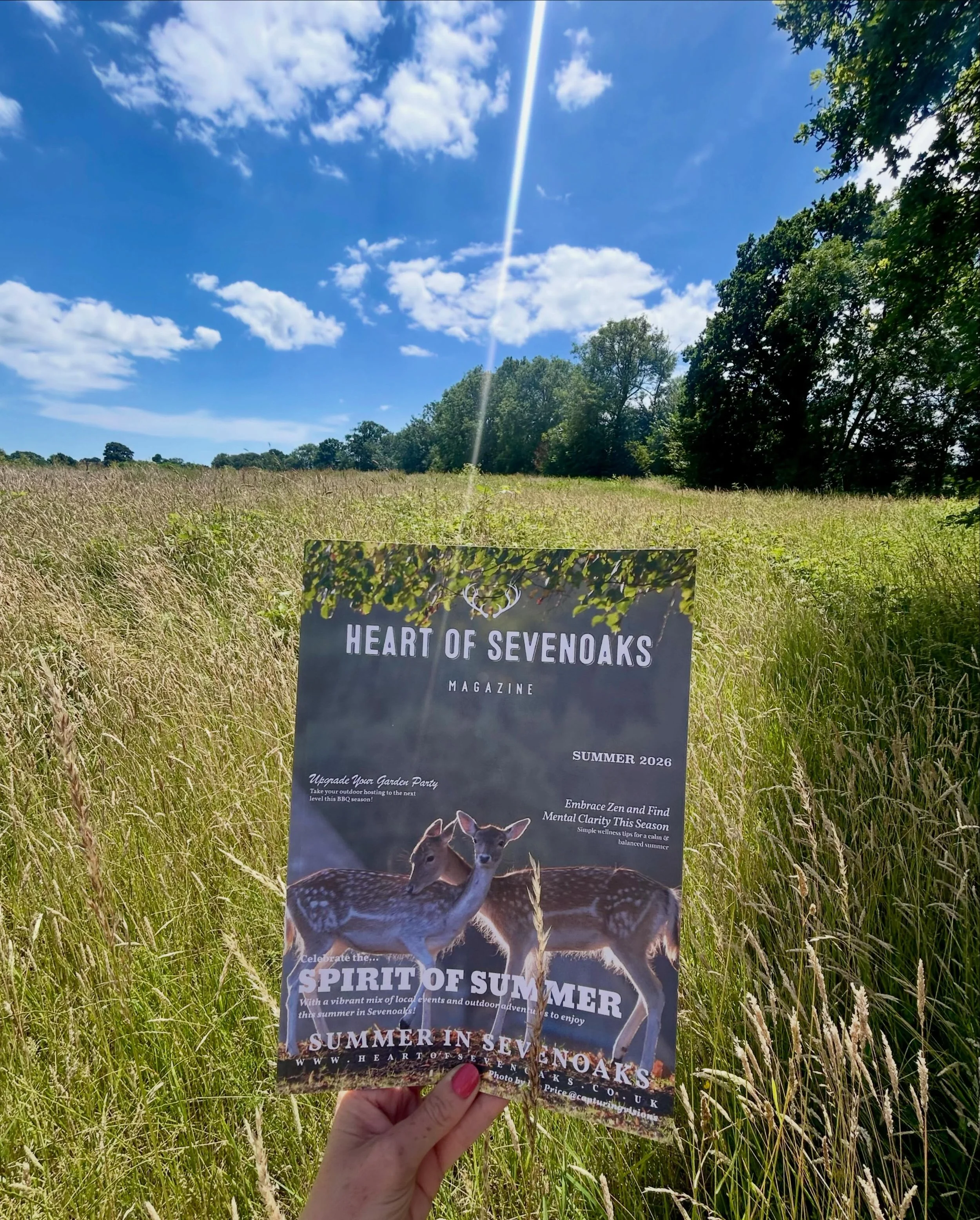 The new edition of Heart of Sevenoaks Magazine is out now!☀️🌻

Packed with local stories, seasonal inspiration, hidden gems, summer events and plenty of ways to make the most of summer in Sevenoaks. We’re incredibly grateful to all our contributors,