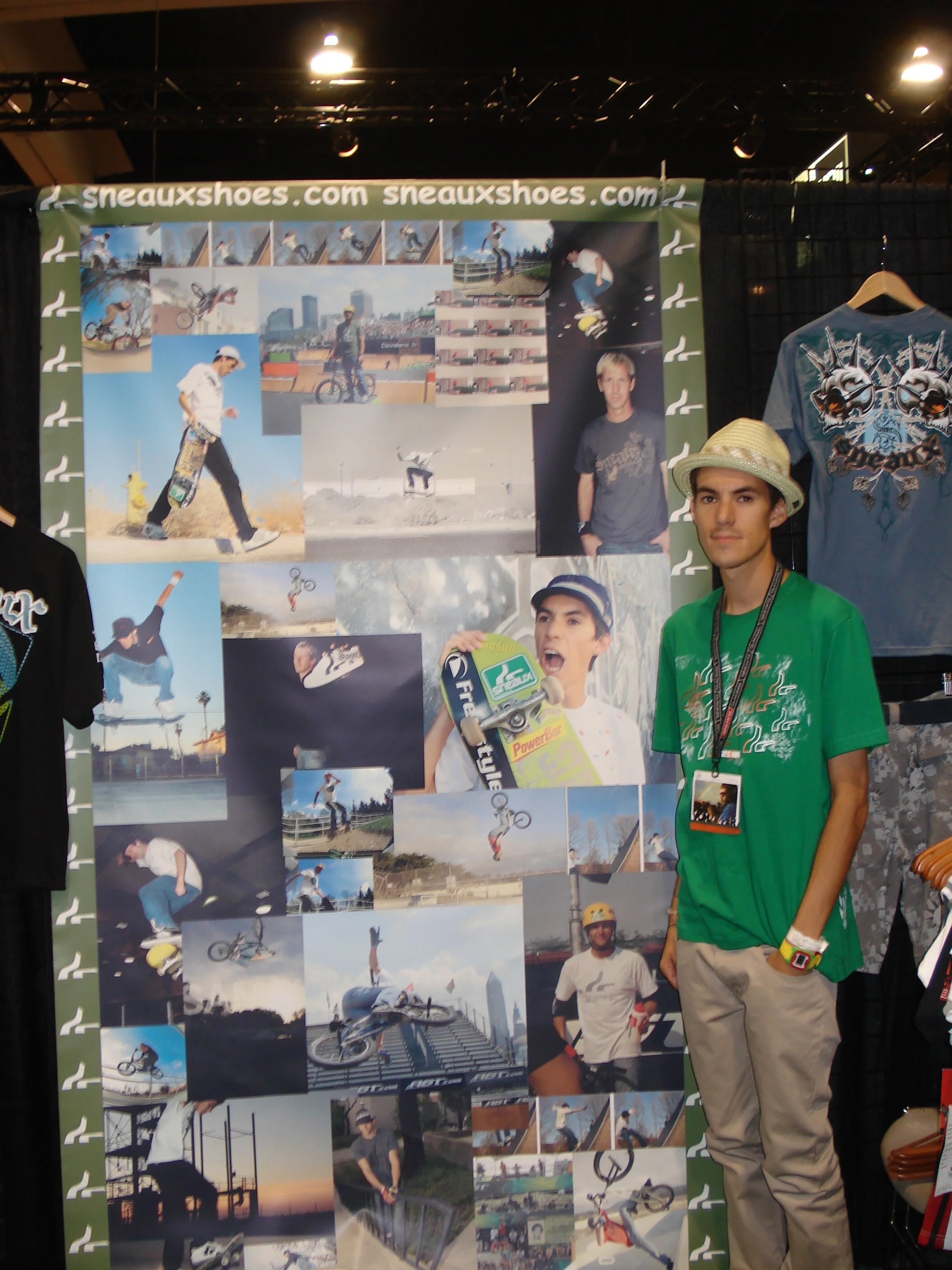 Featured on convention banners at Action Sports Retailer show. 