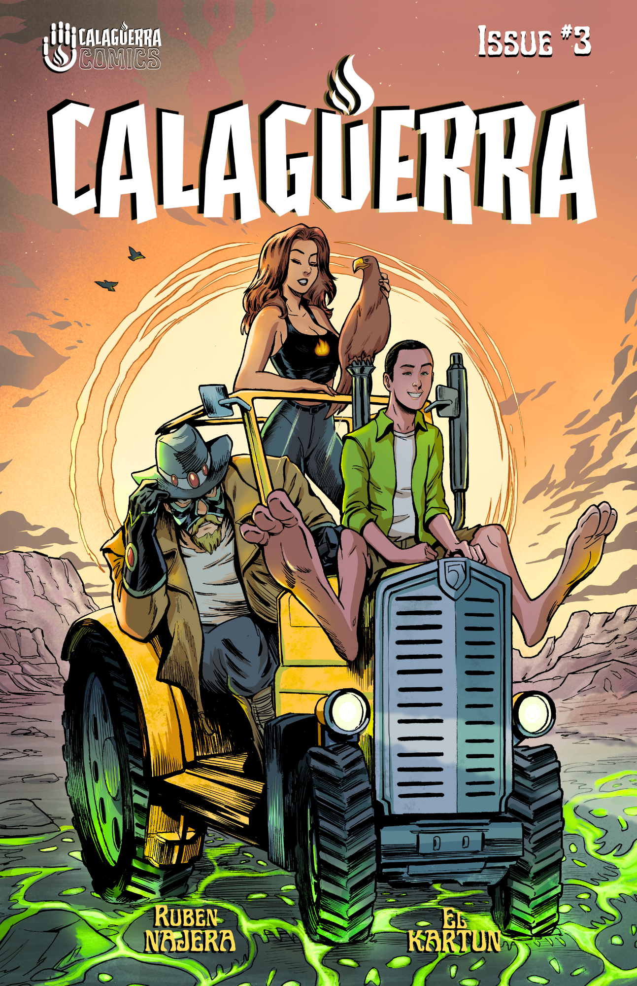 CALAGUERRA #3 Cover A Regular (Derek Pashano) Final issue (Print run 200)