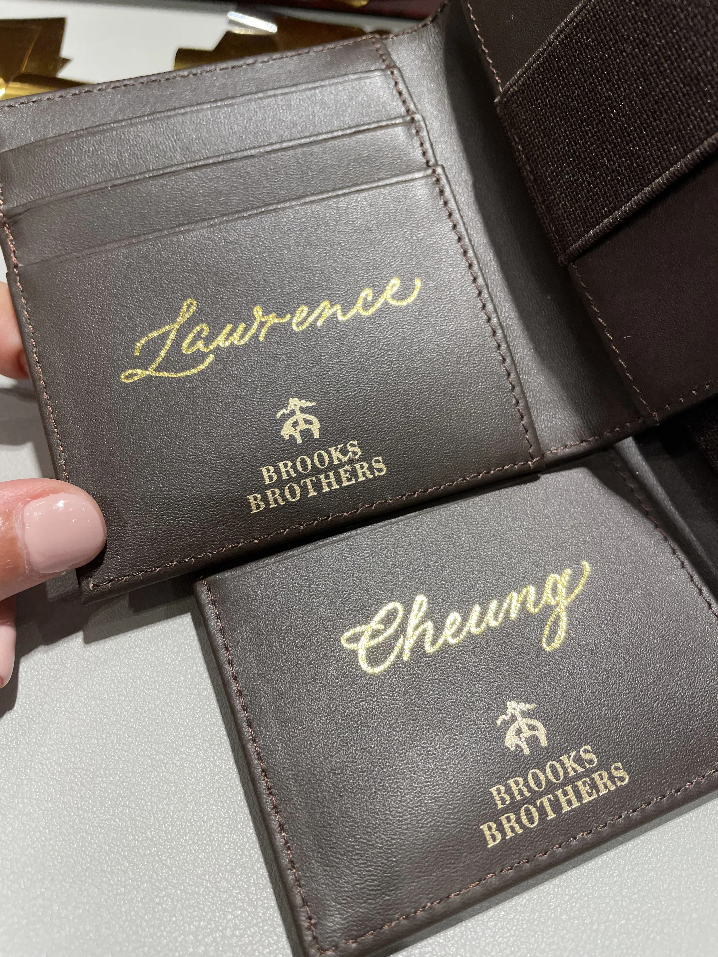 Hong Kong Calligraphy on-site heat foiling services