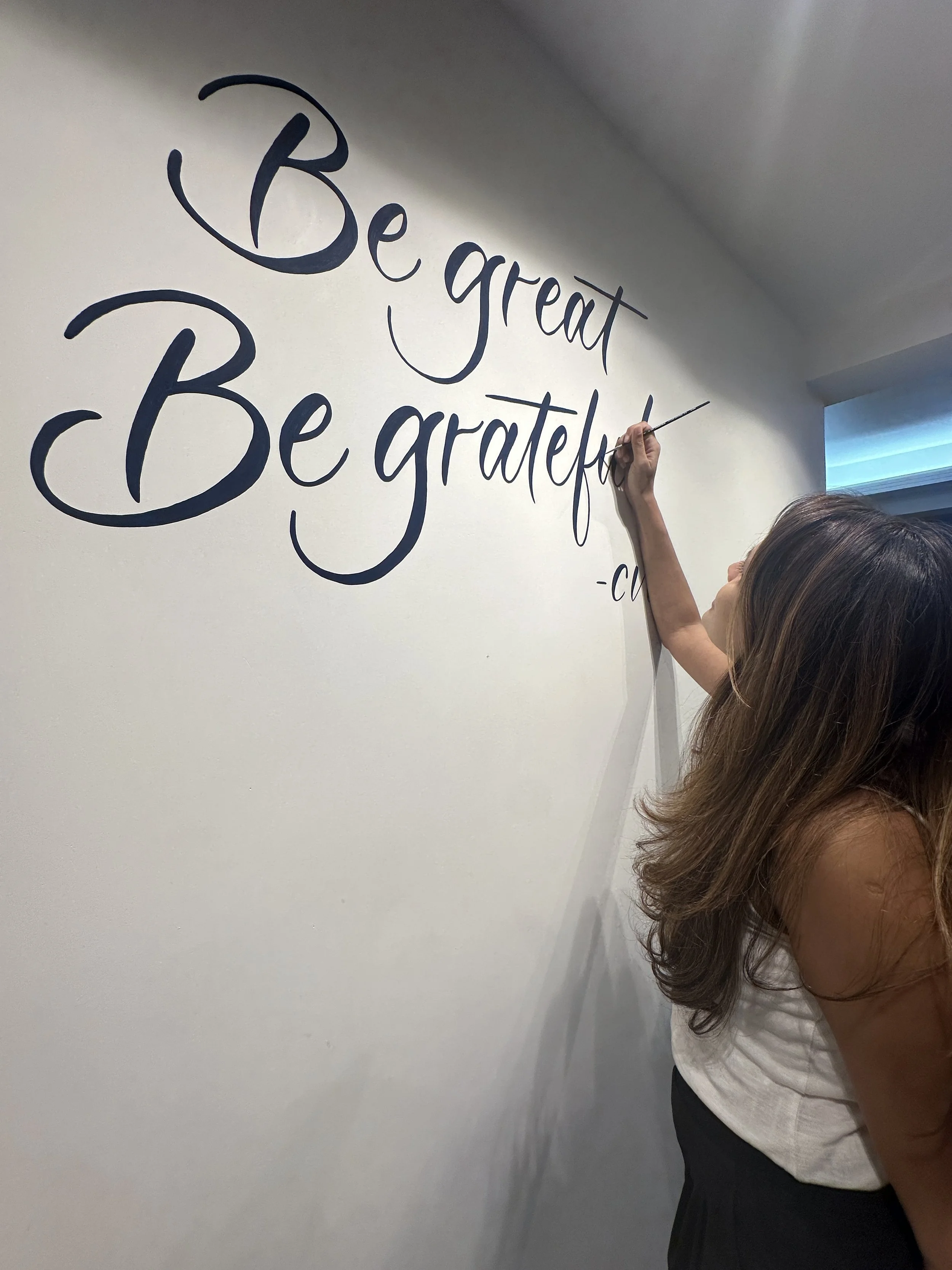 Quote Mural painting Hong Kong