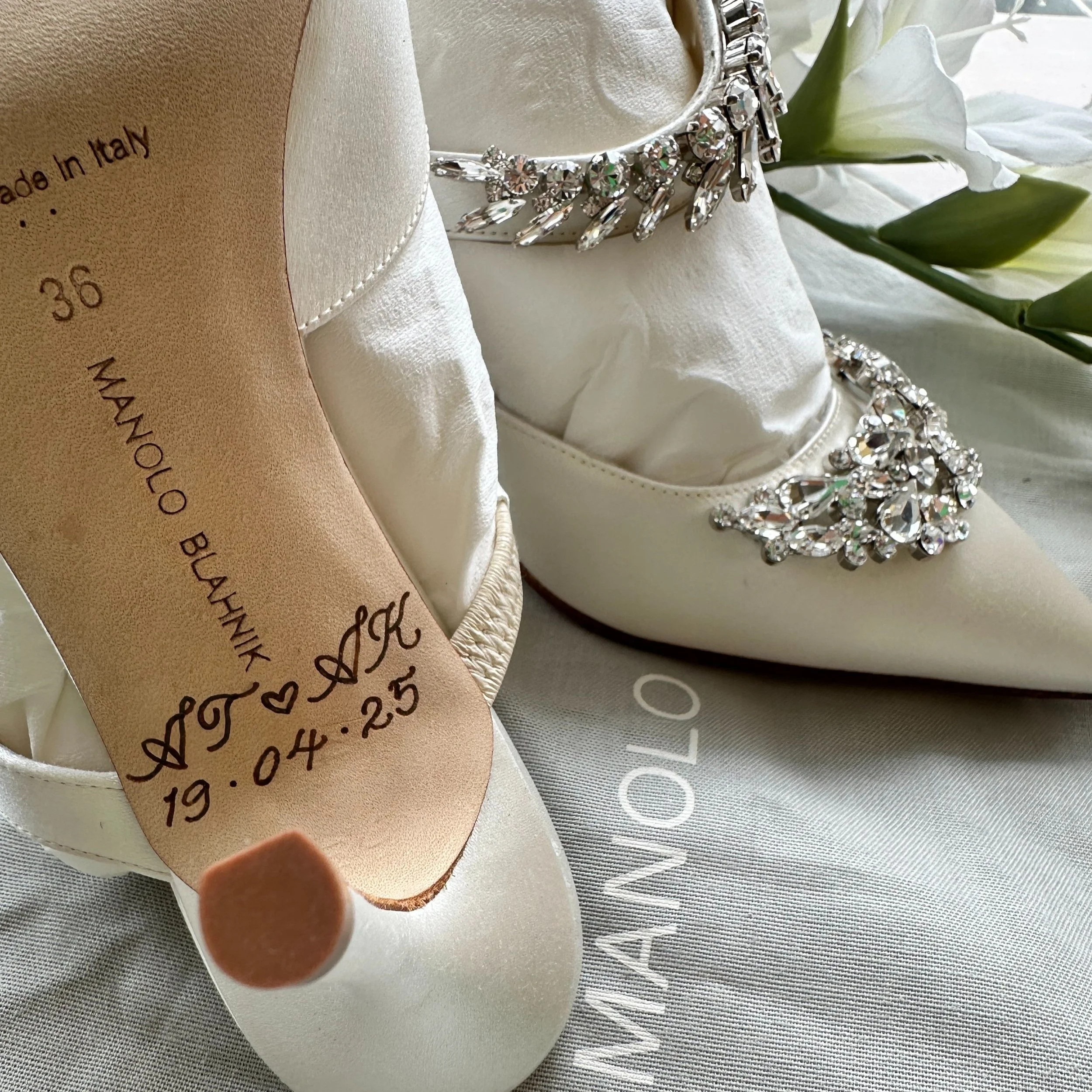 Personalised wedding shoes Hong Kong
