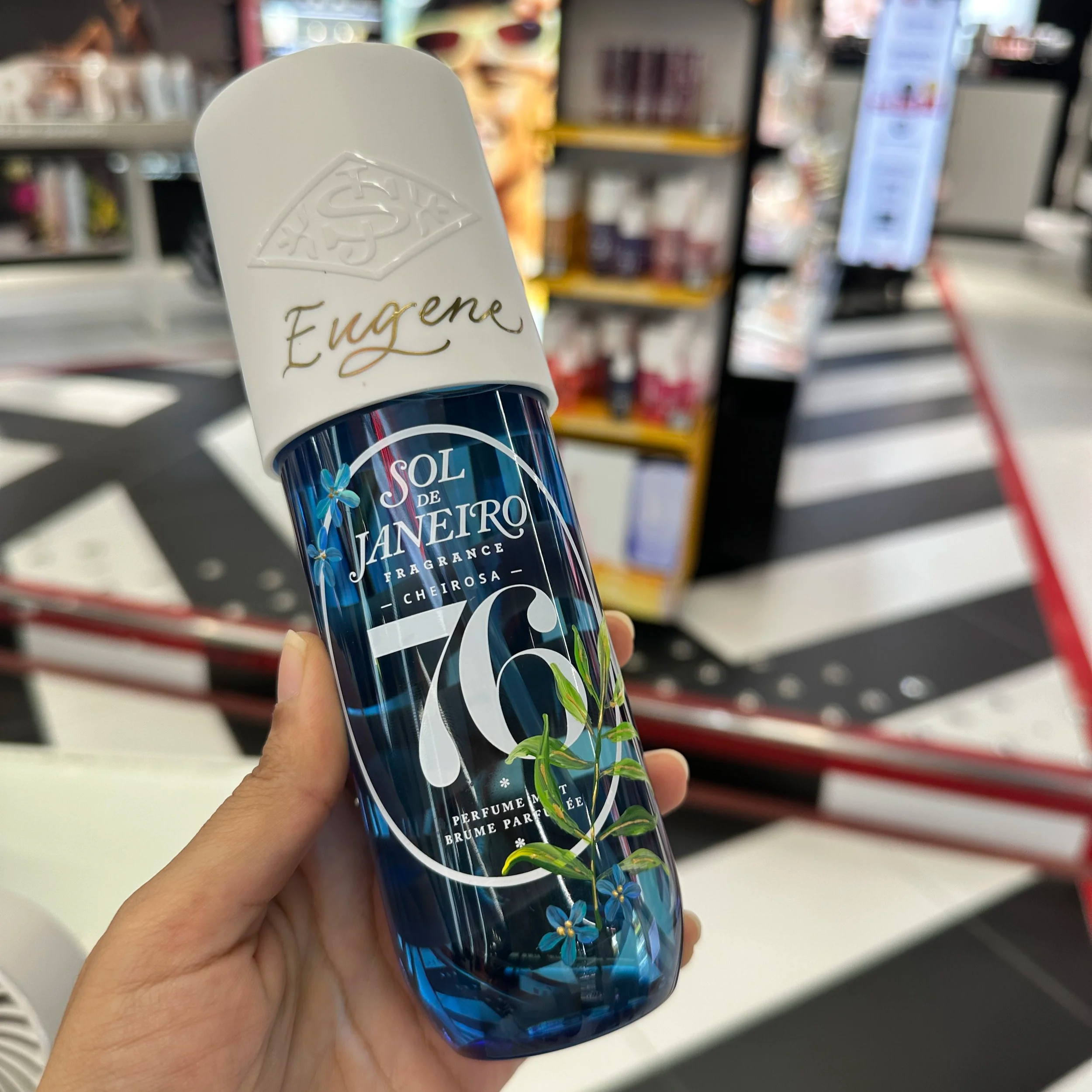 Product painting by hong kong artist at sephora