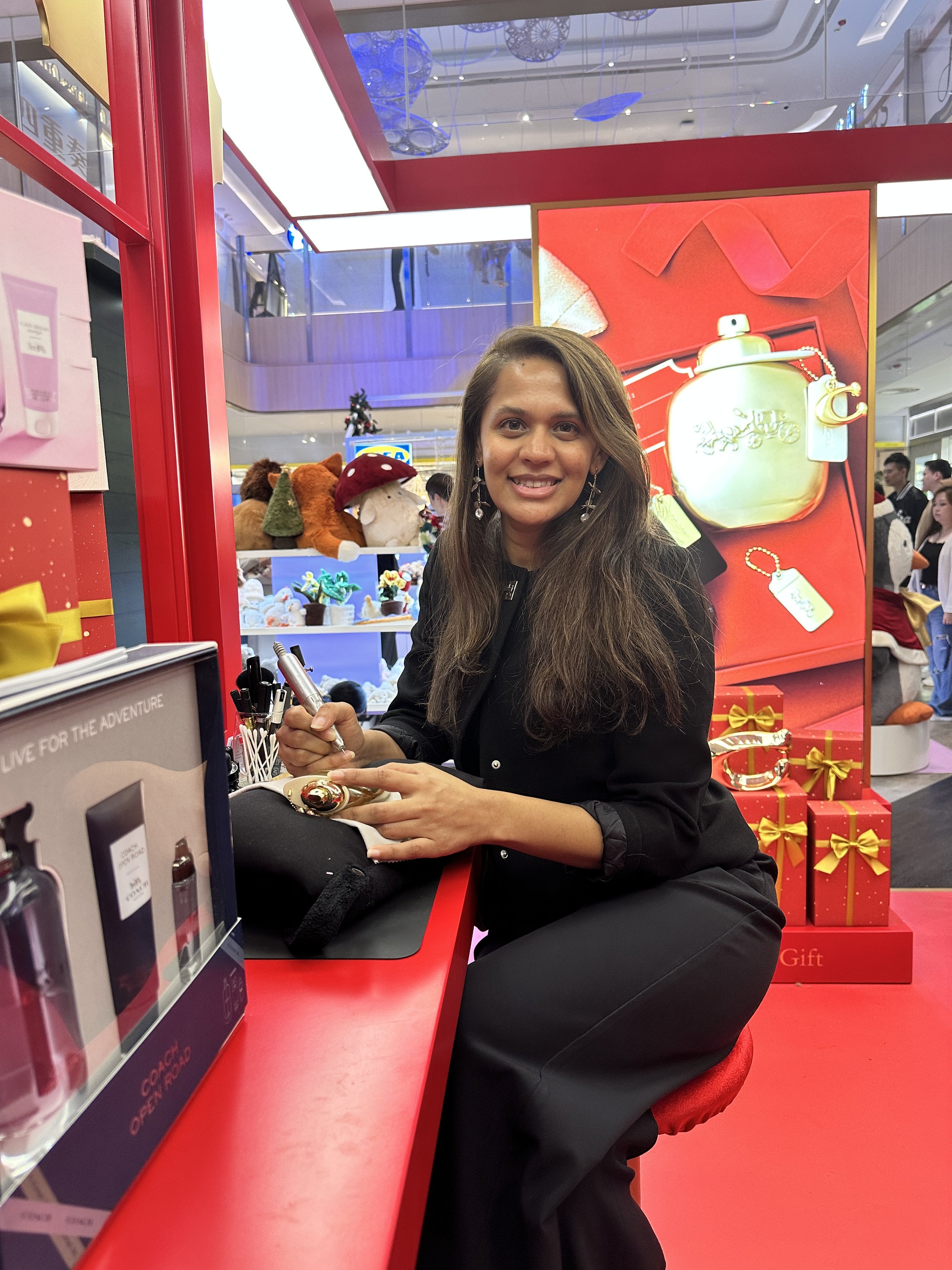 On-site Engraving on Fragrances Hong Kong