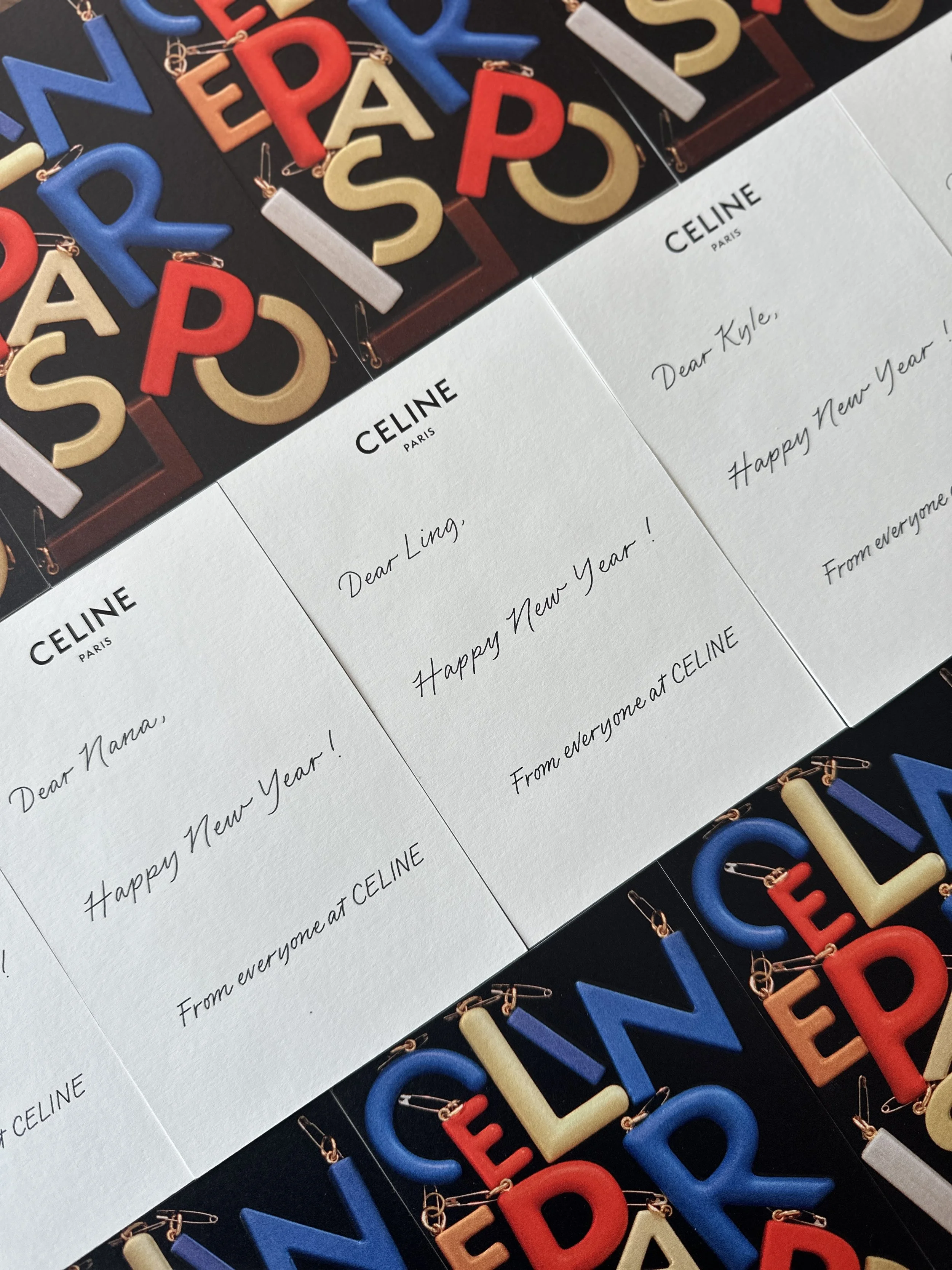 Hong Kong Calligrapher - Hand-written Cards for Celine