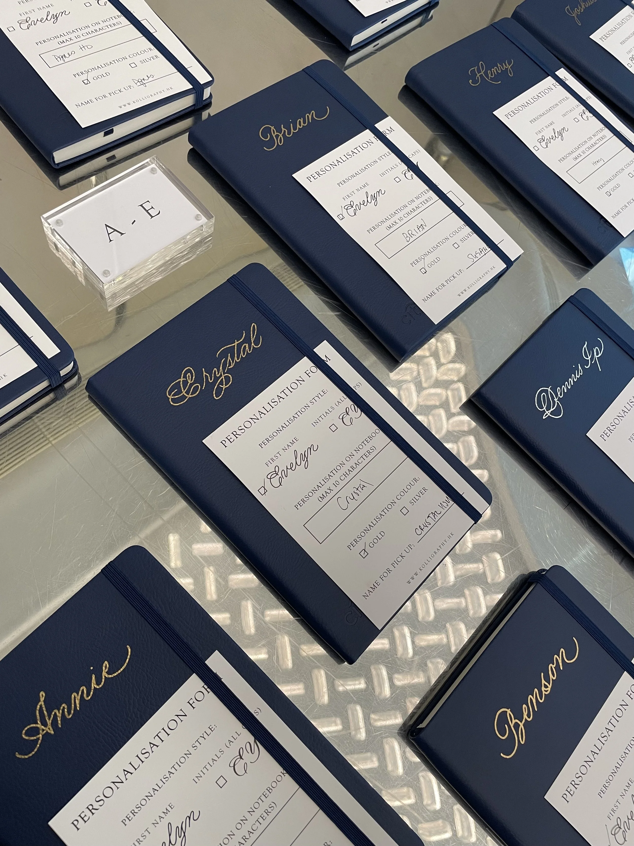 On-site Calligraphy on Notebooks for Citi Hong Kong Executive Summit