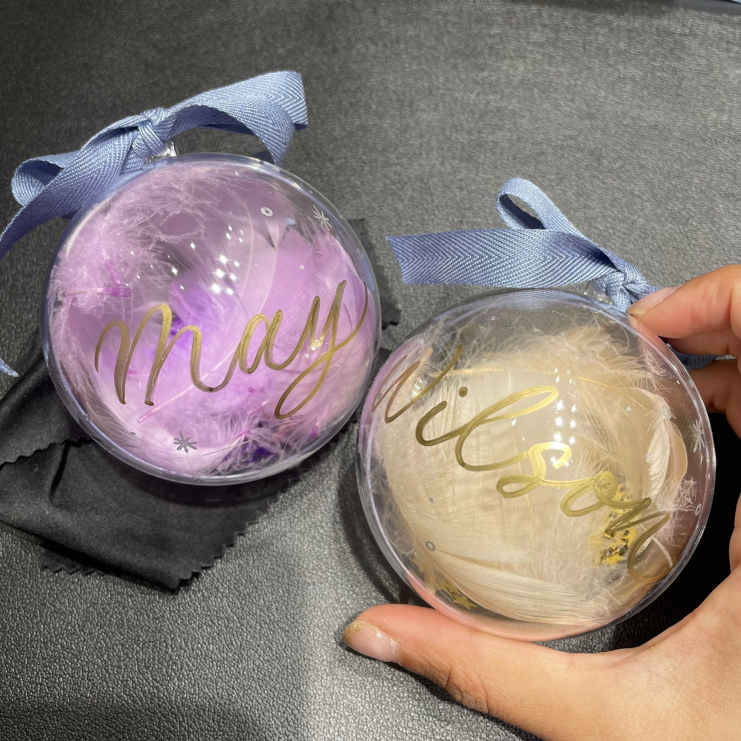 Hong Kong Christmas Bauble personalisation