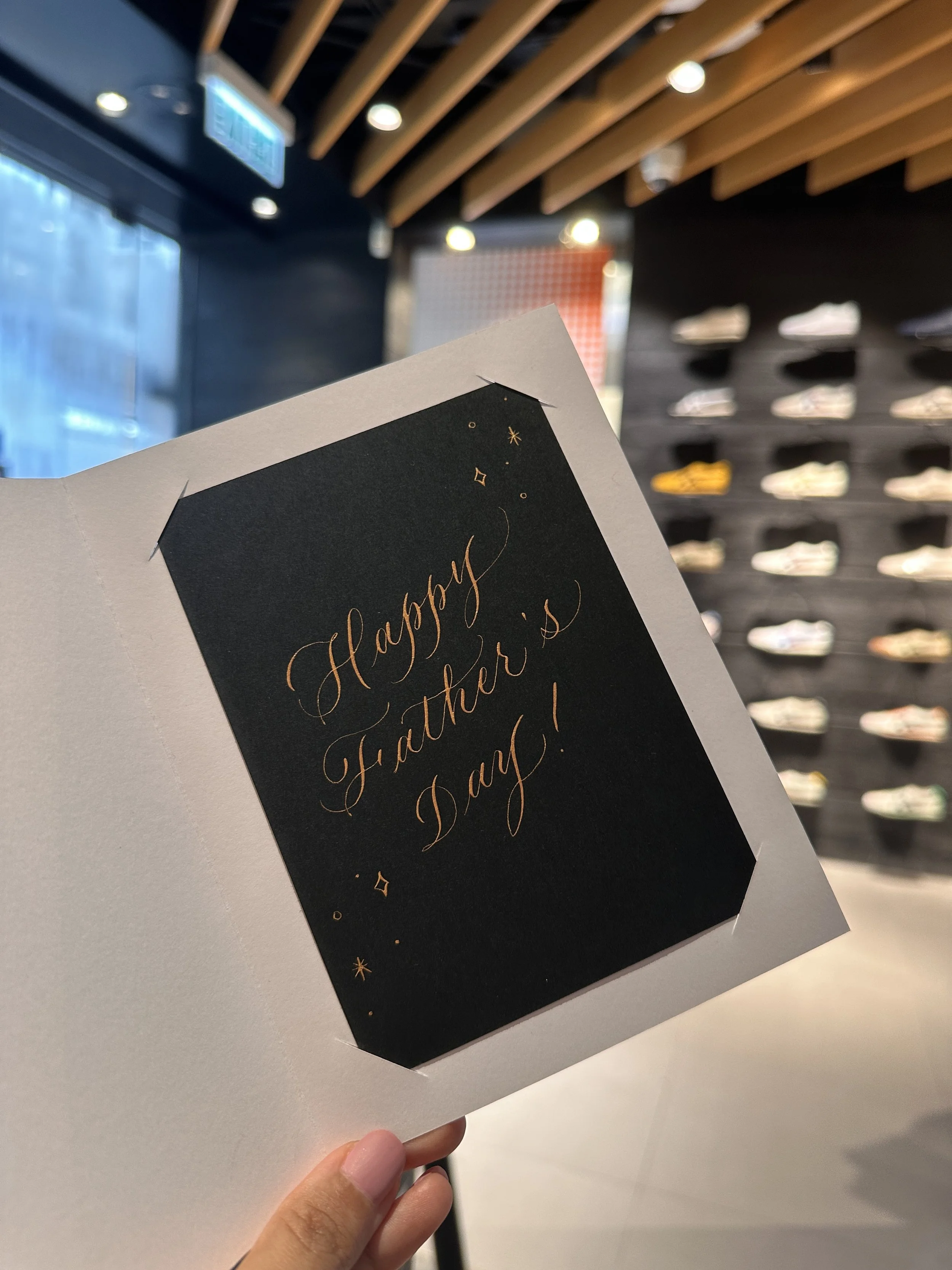 On-site Calligraphy for Fathers Day Hong Kong