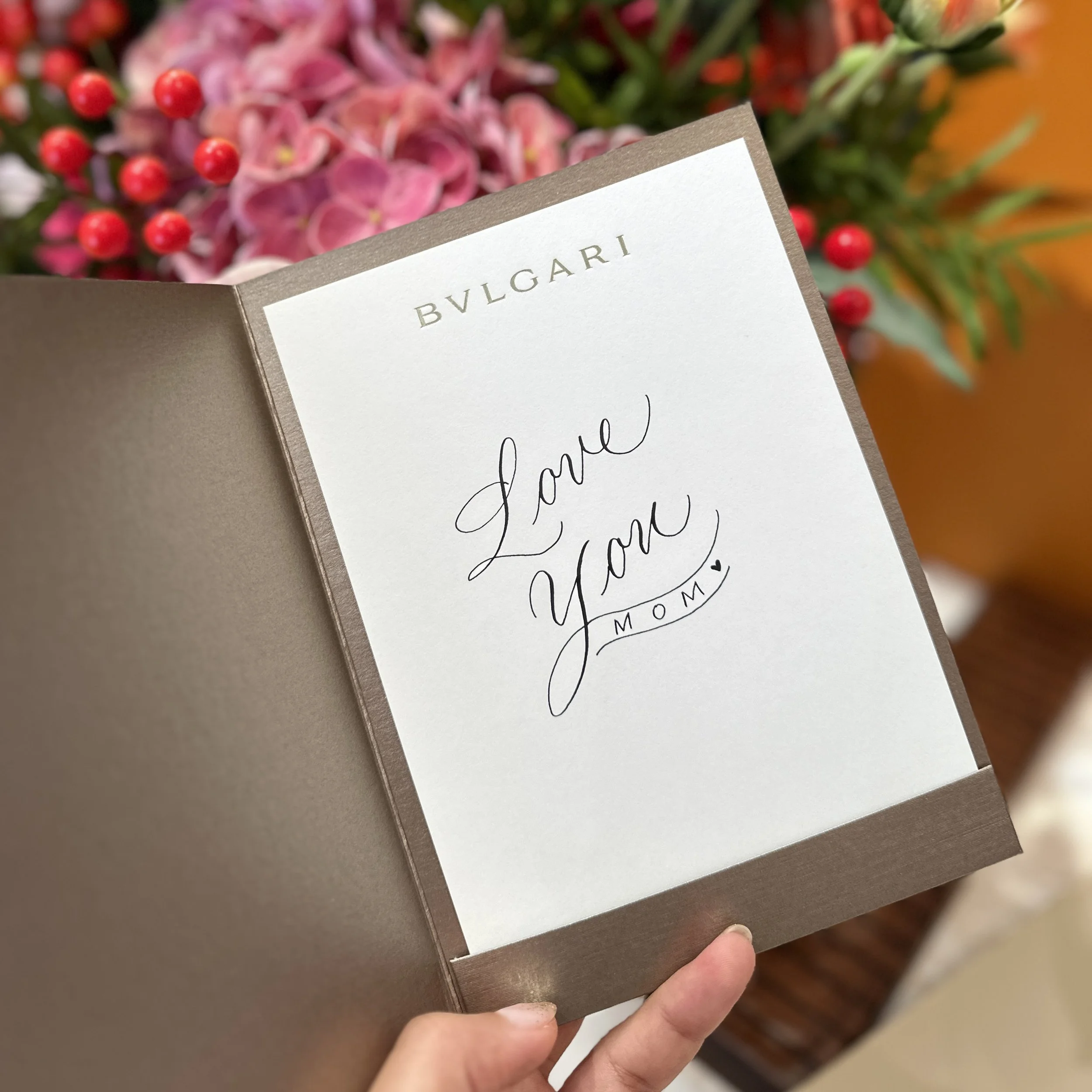 On-site Calligraphy for Mothers Day Hong Kong