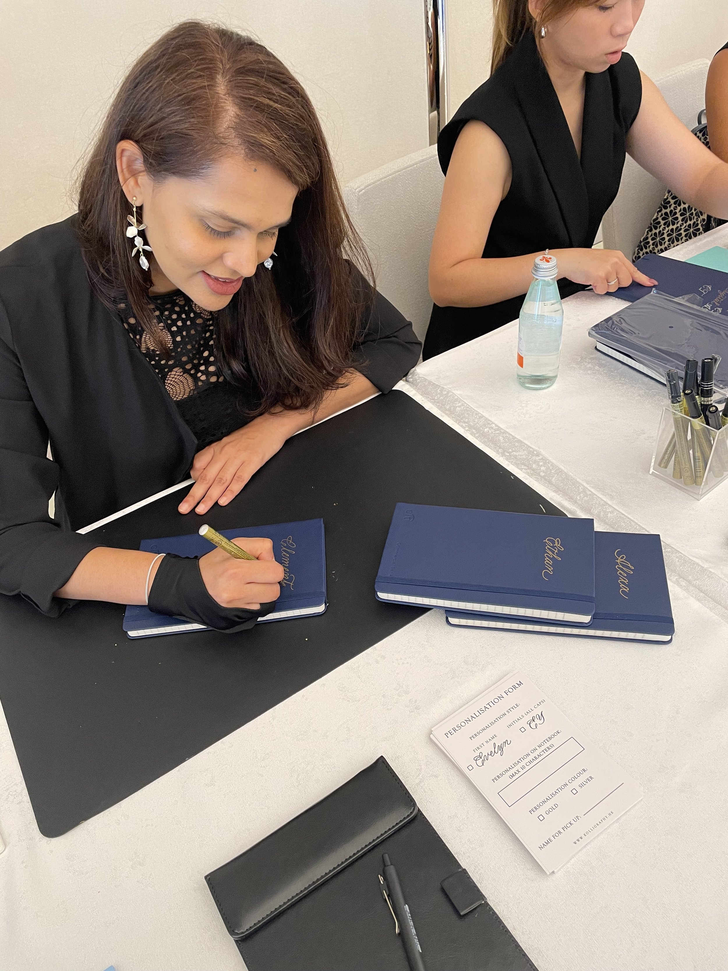 On-site Calligraphy on Notebooks for Citi Hong Kong Executive Summit