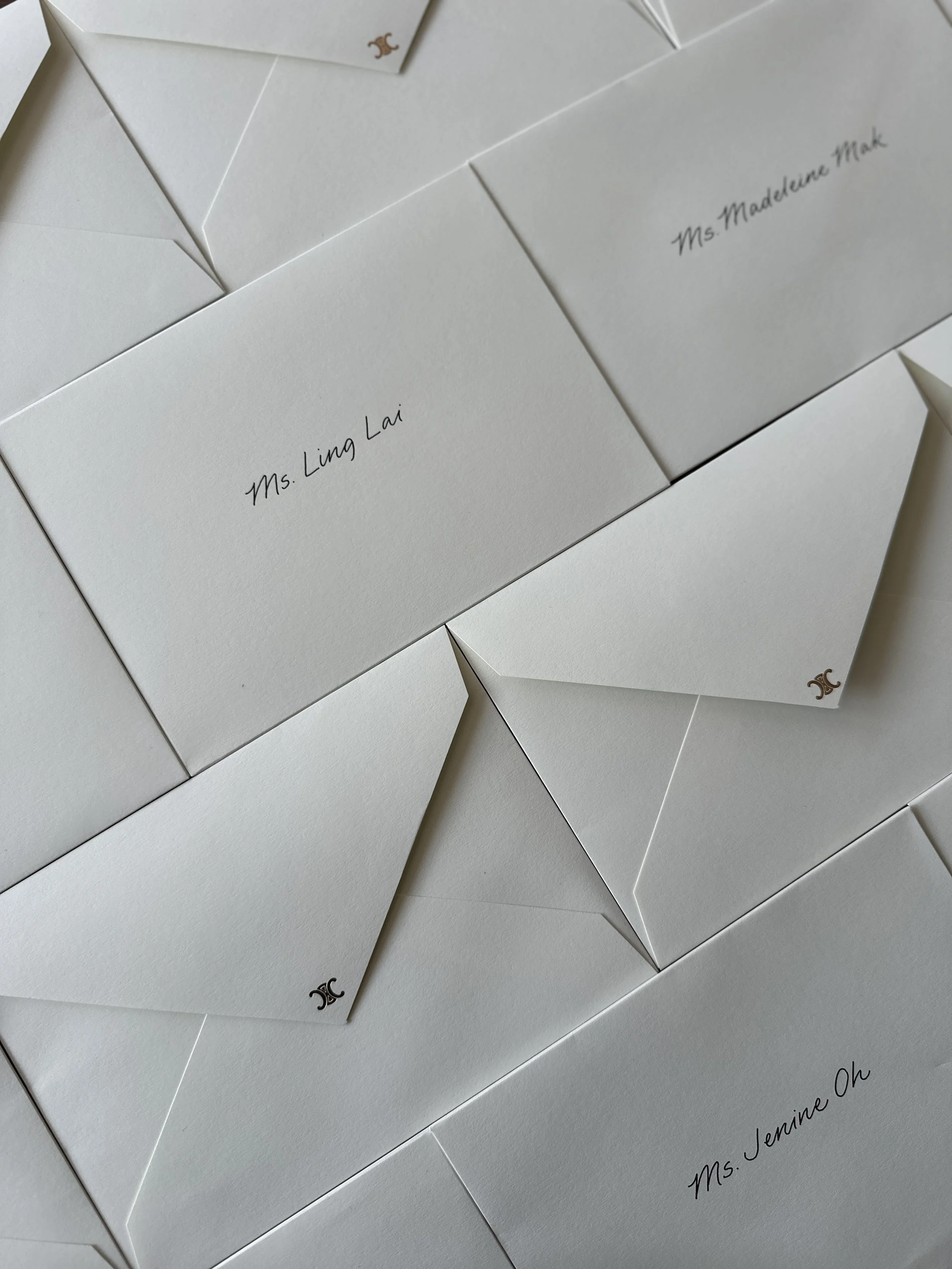 Hong Kong Calligrapher - Hand-written Cards for Celine