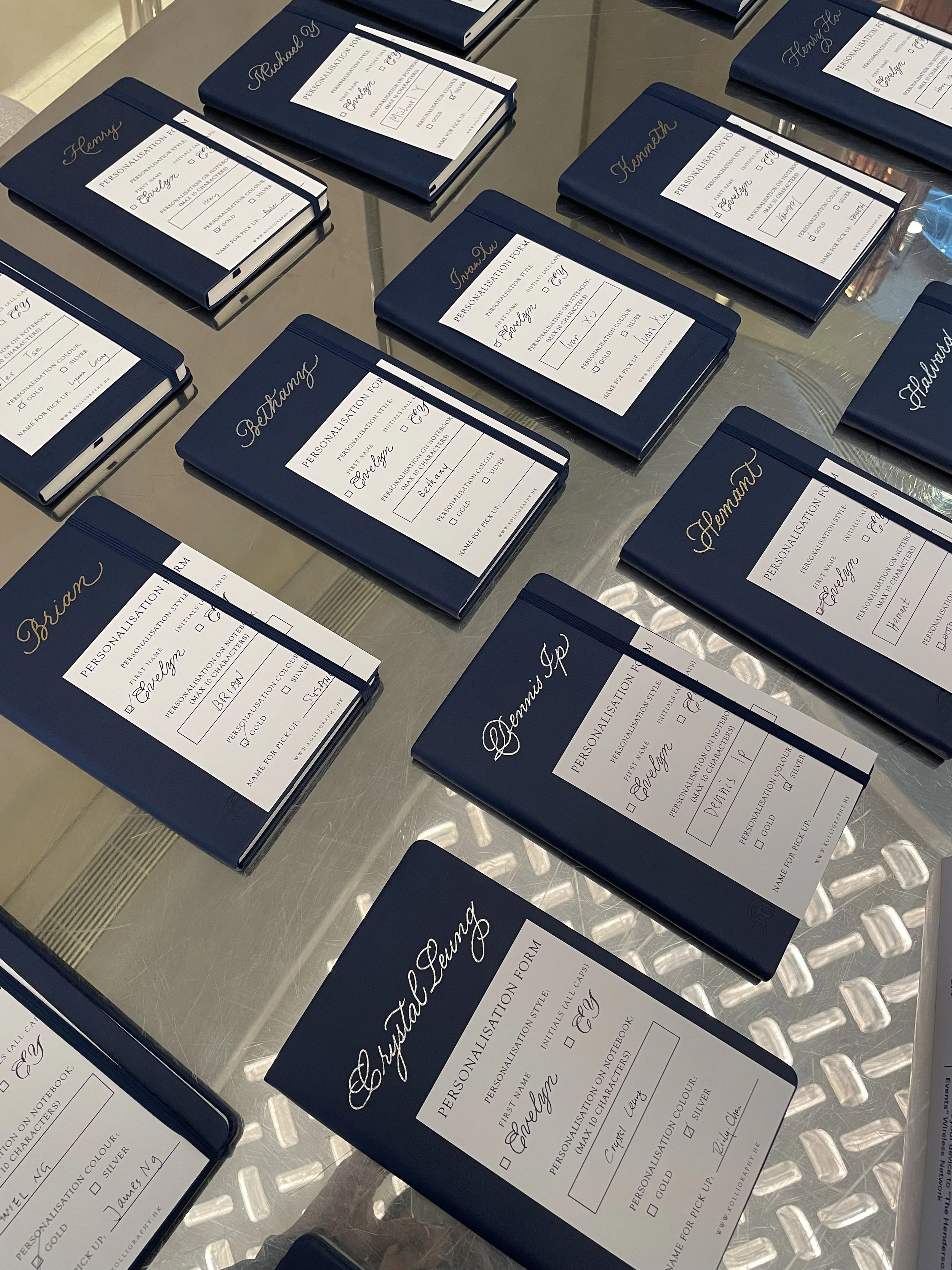 On-site Calligraphy on Notebooks for Citi Hong Kong Executive Summit