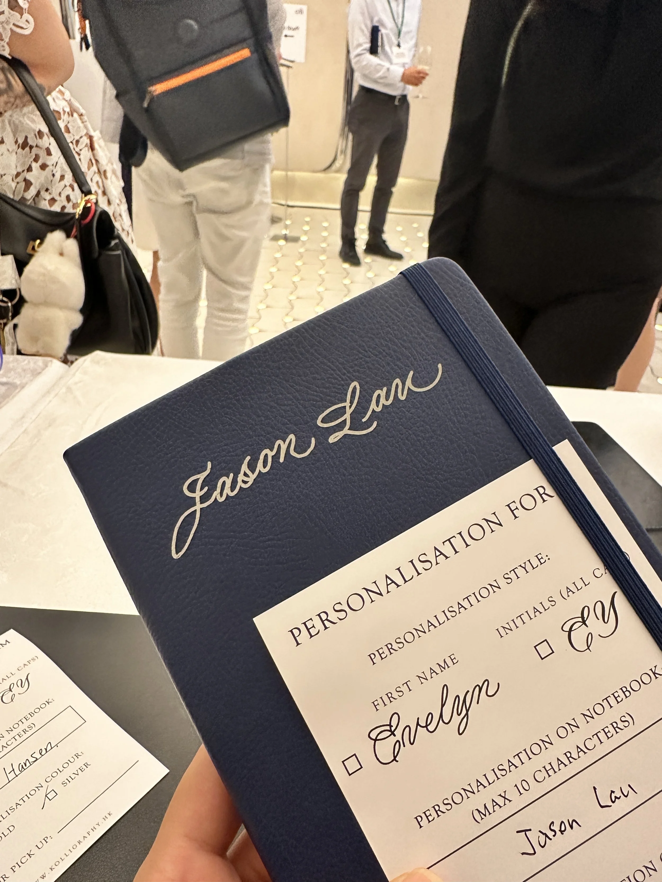On-site Calligraphy on Notebooks for Citi Hong Kong Executive Summit
