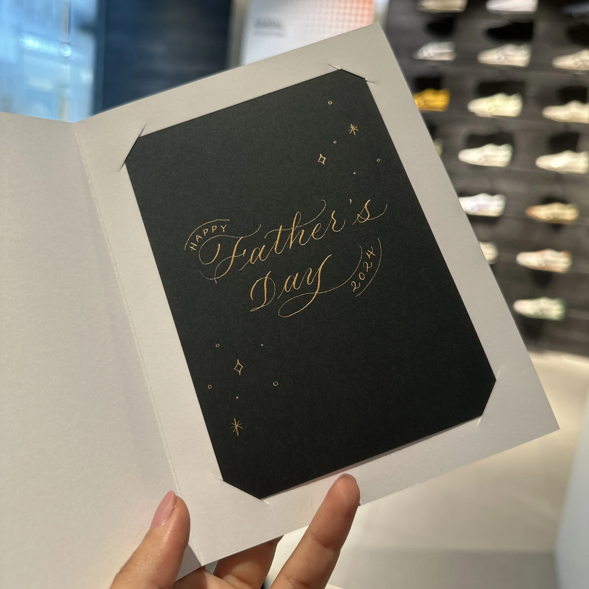 On-site Calligraphy for Fathers Day Hong Kong
