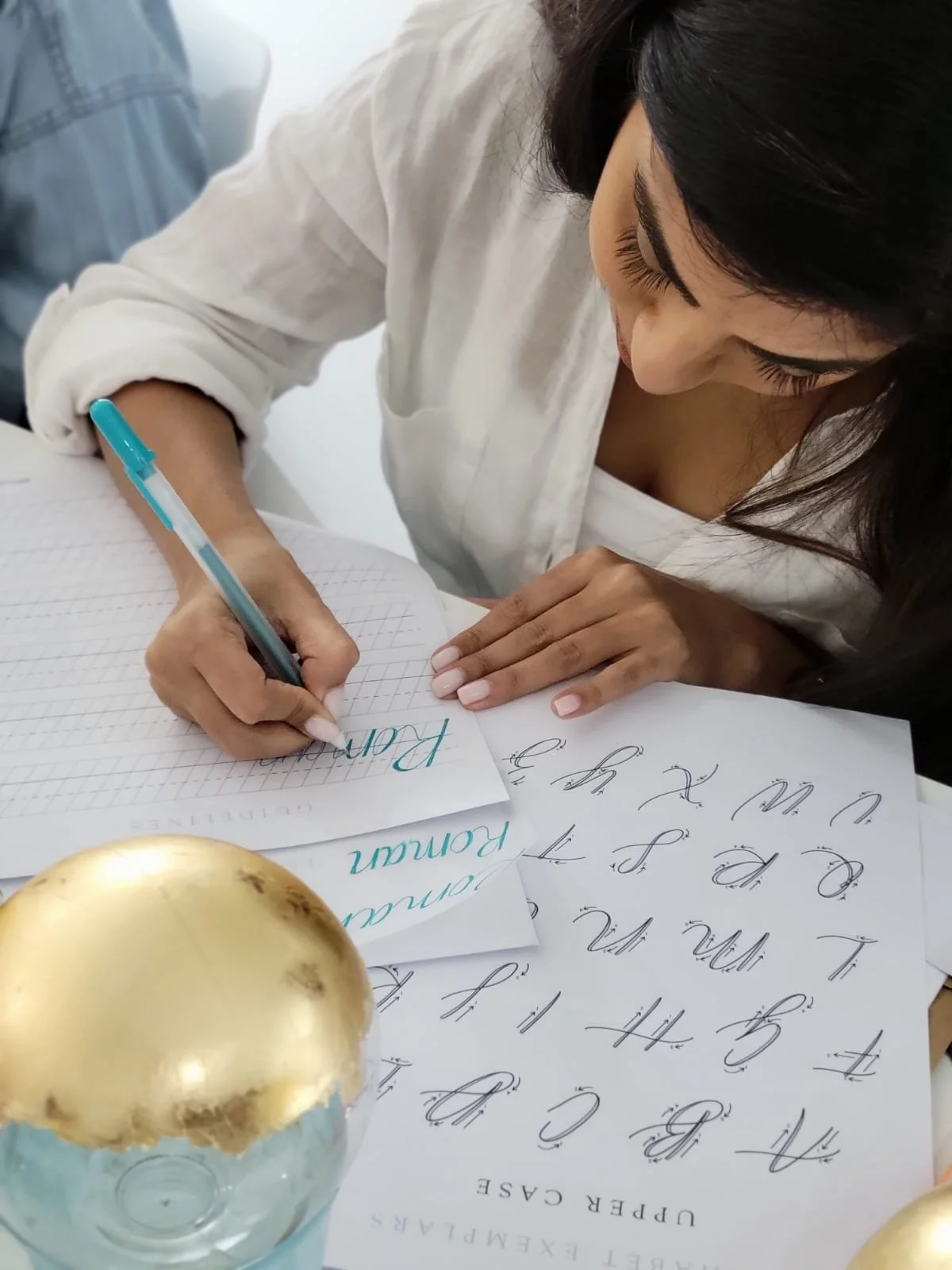 Hong Kong calligraphy workshop