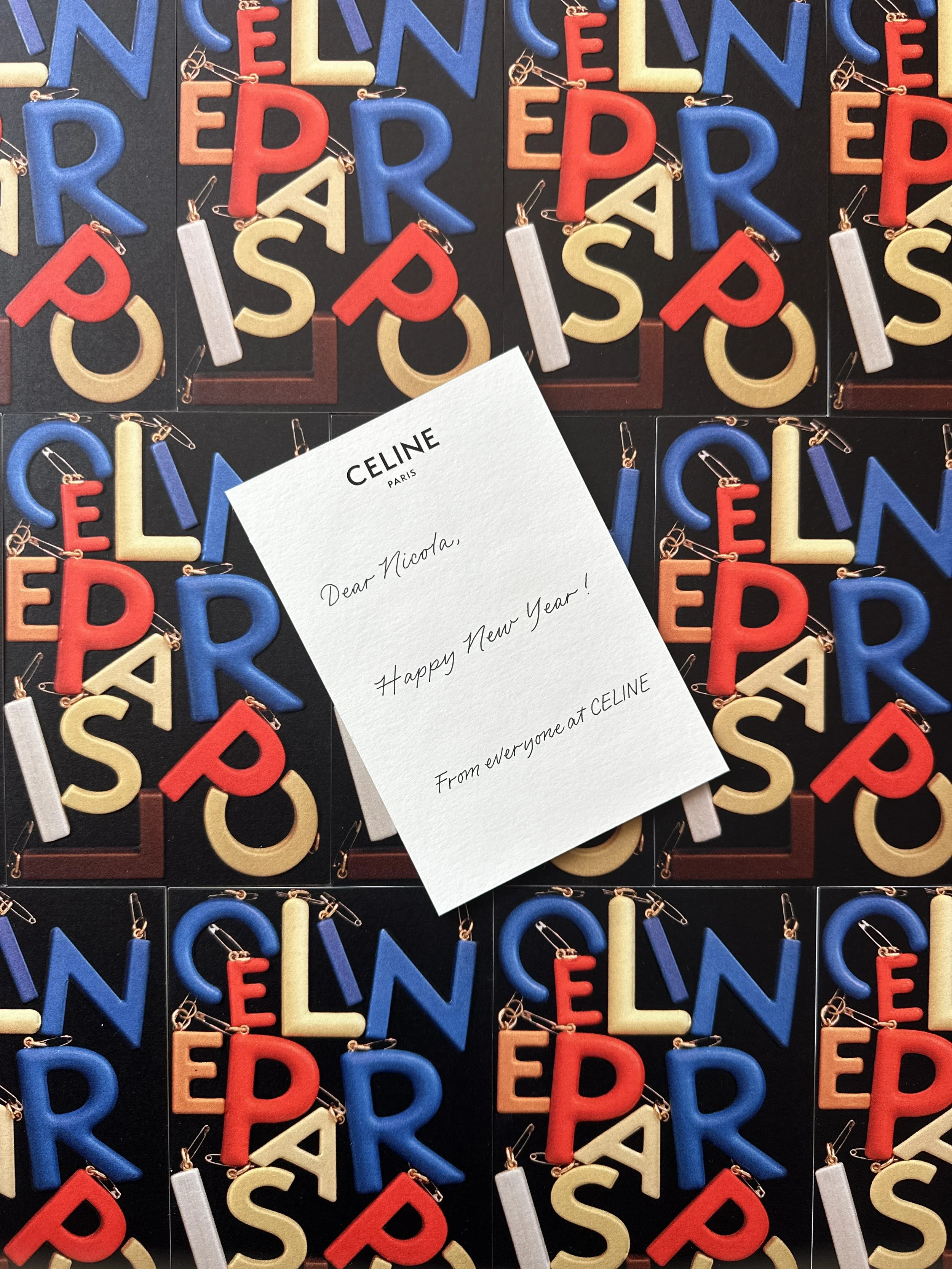 New Year Cards for CELINE