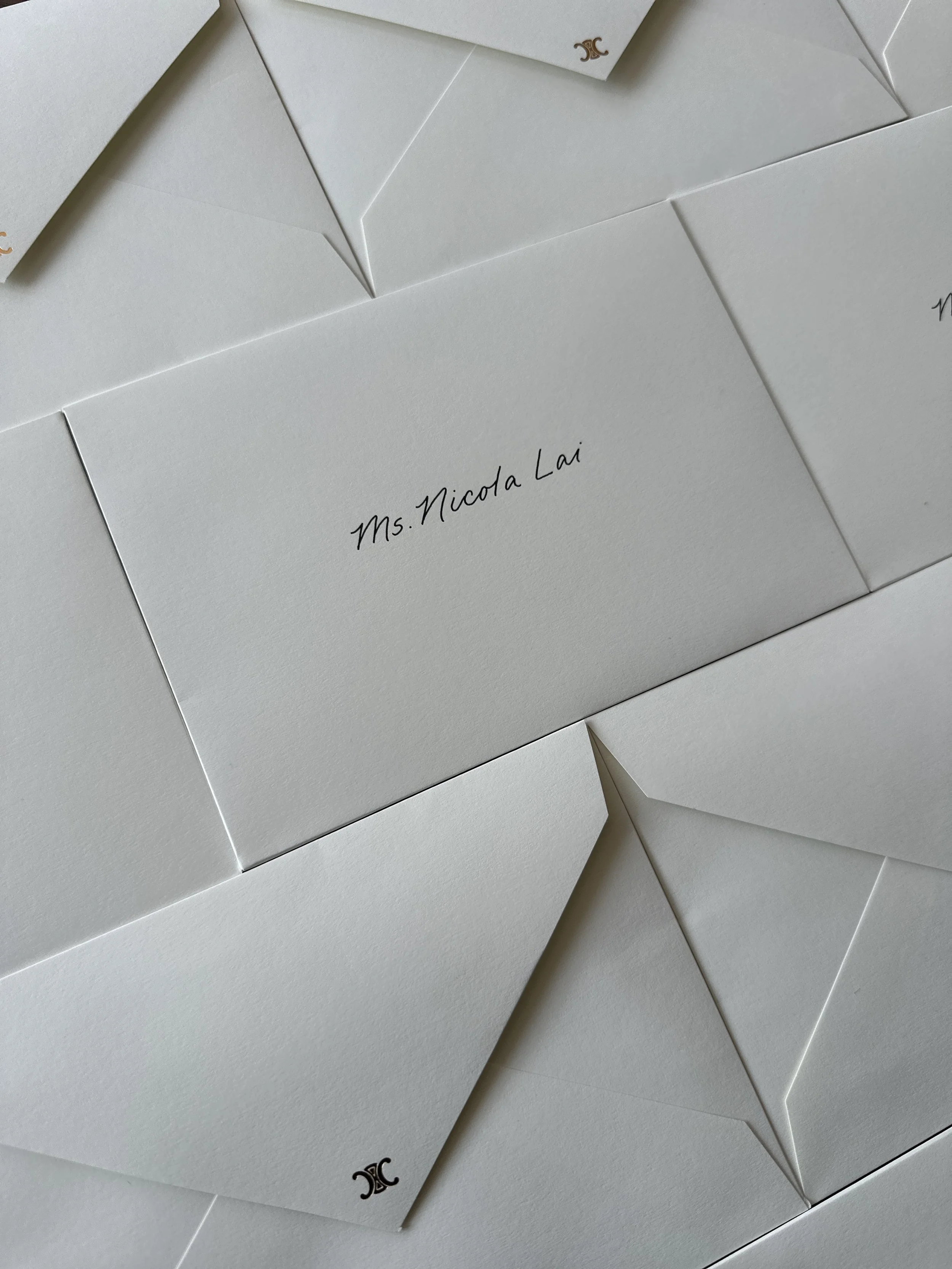 Hong Kong Calligrapher - Hand-written Cards for Celine