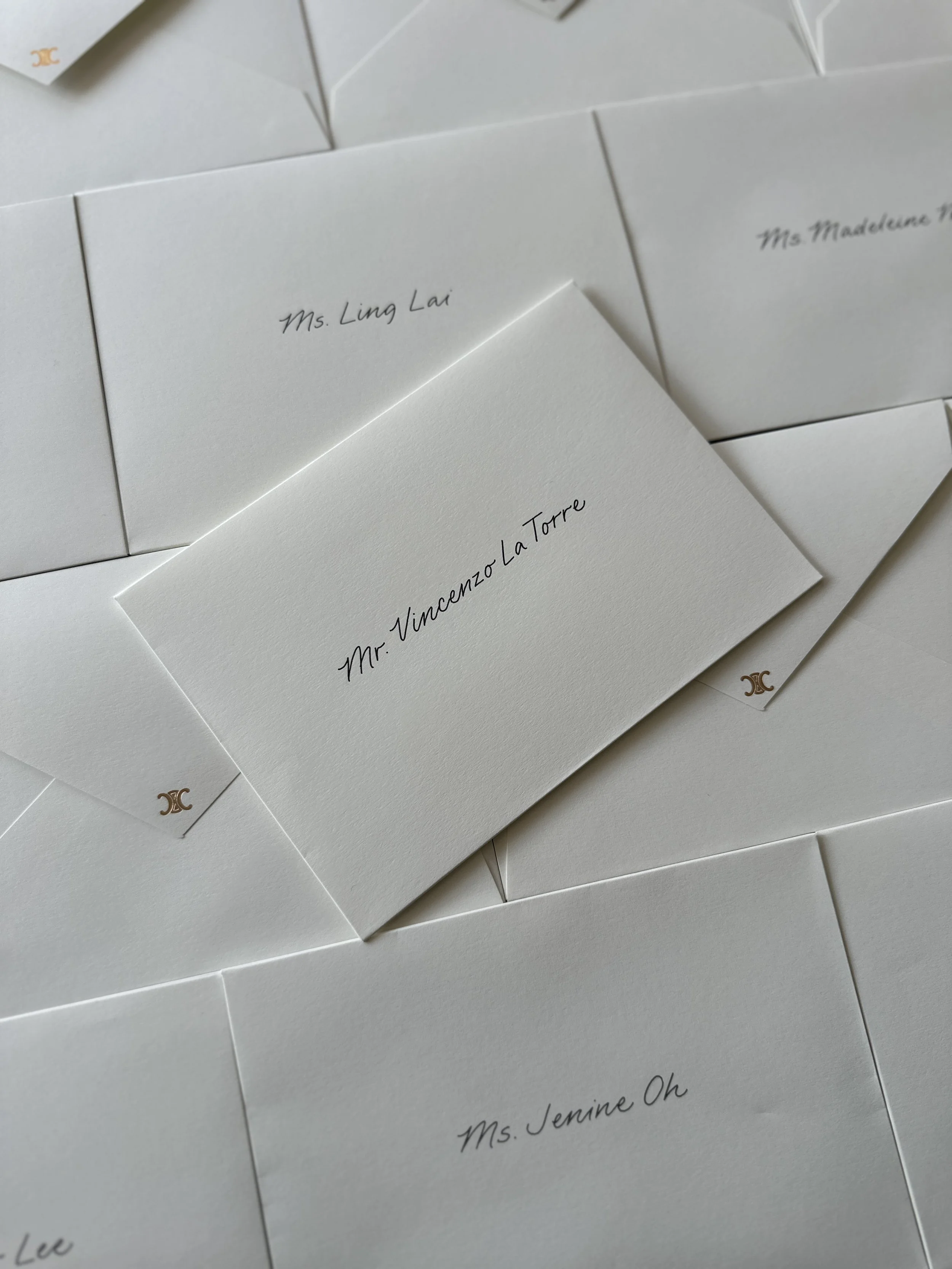 Hong Kong Calligrapher - Hand-written Cards for Celine
