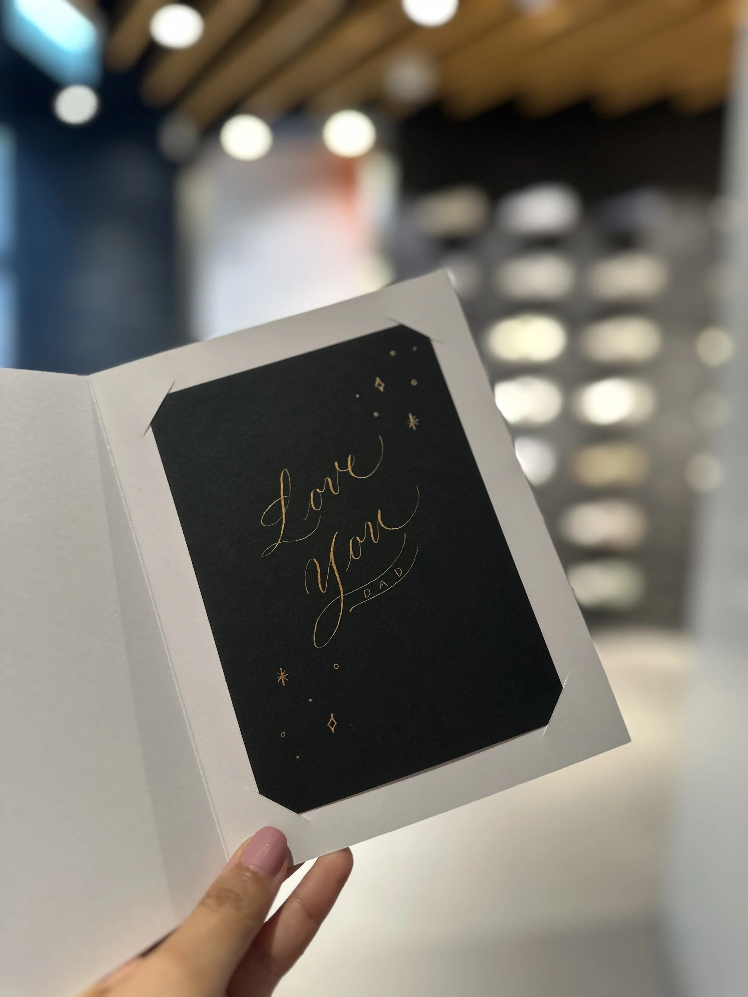 On-site Calligraphy for Fathers Day Hong Kong