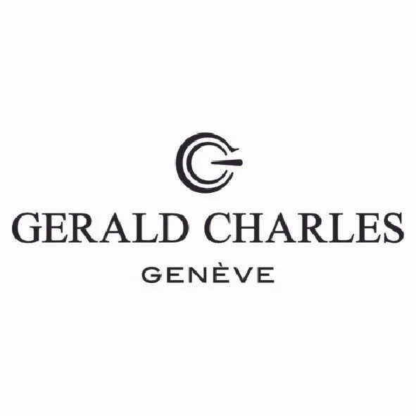 Logo for Gerald Charles with a stylized 'G' and 'C' and the words 'Gerald Charles Genève'