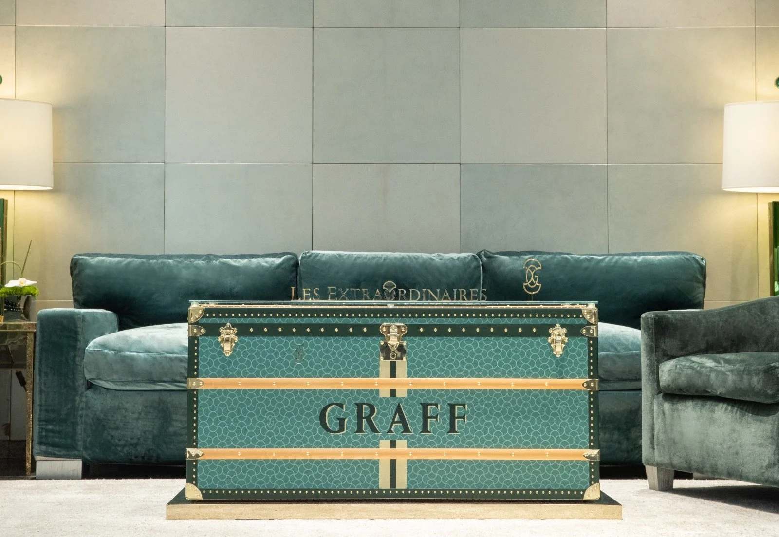 Leather Painting for Graff Hong Kong