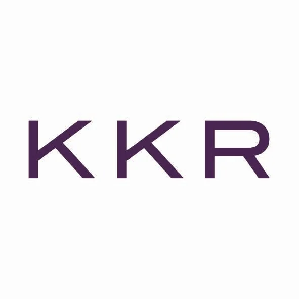 Simple image with the purple uppercase letters 'KKR' on a plain white background.