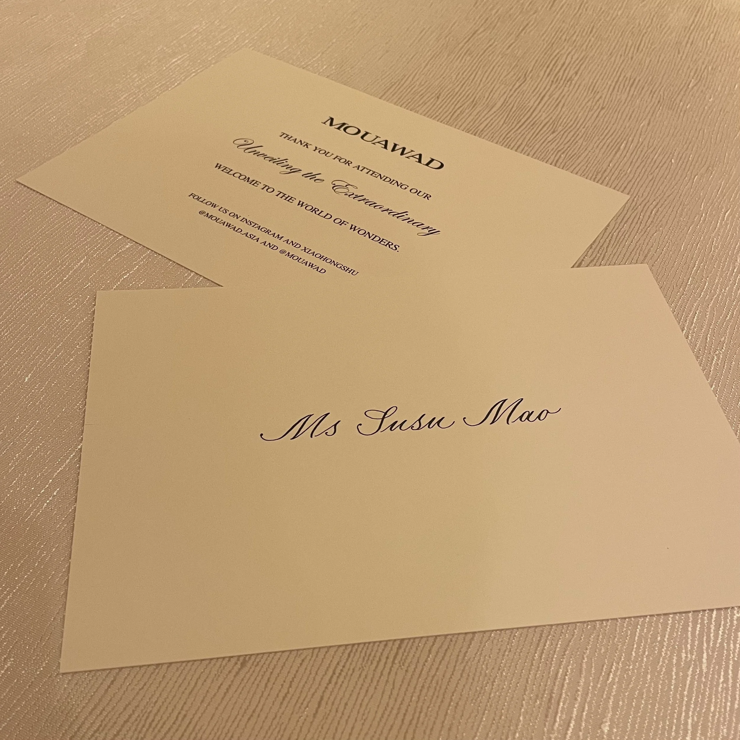 Hong Kong Invitation Calligraphy - Hong Kong Calligrapher