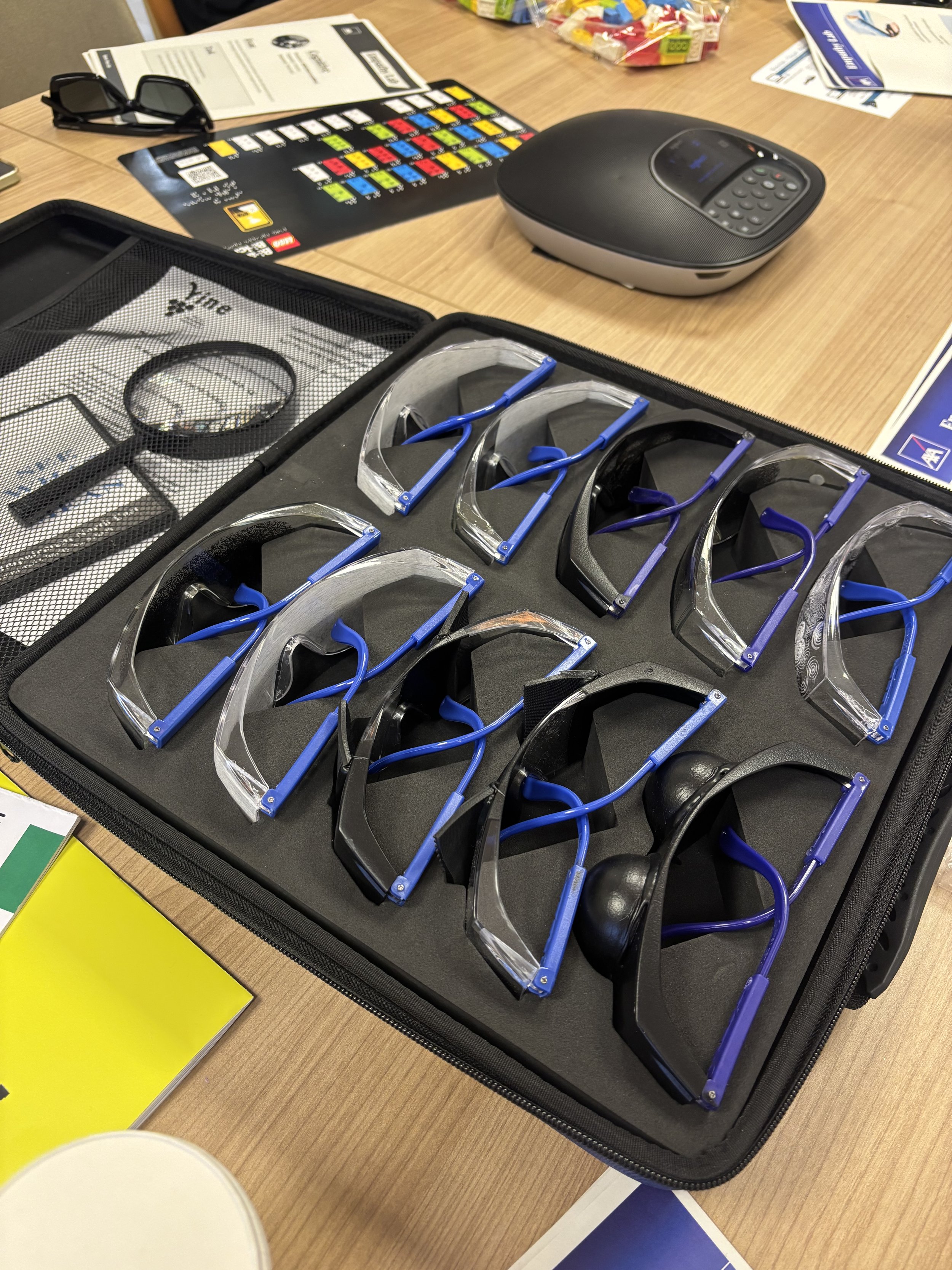 visual impairment simulation glasses