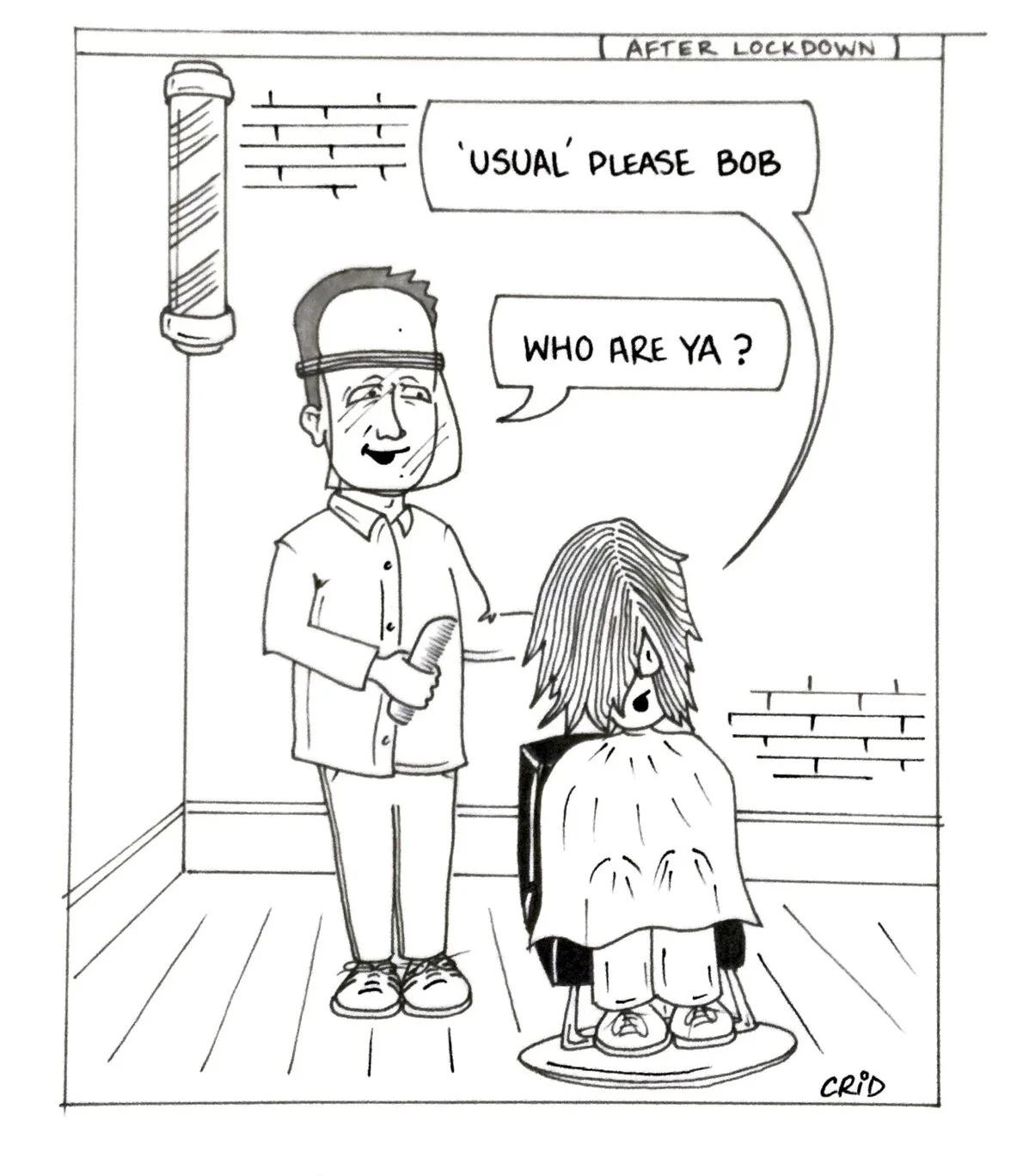 ‘Usual please, Bob’