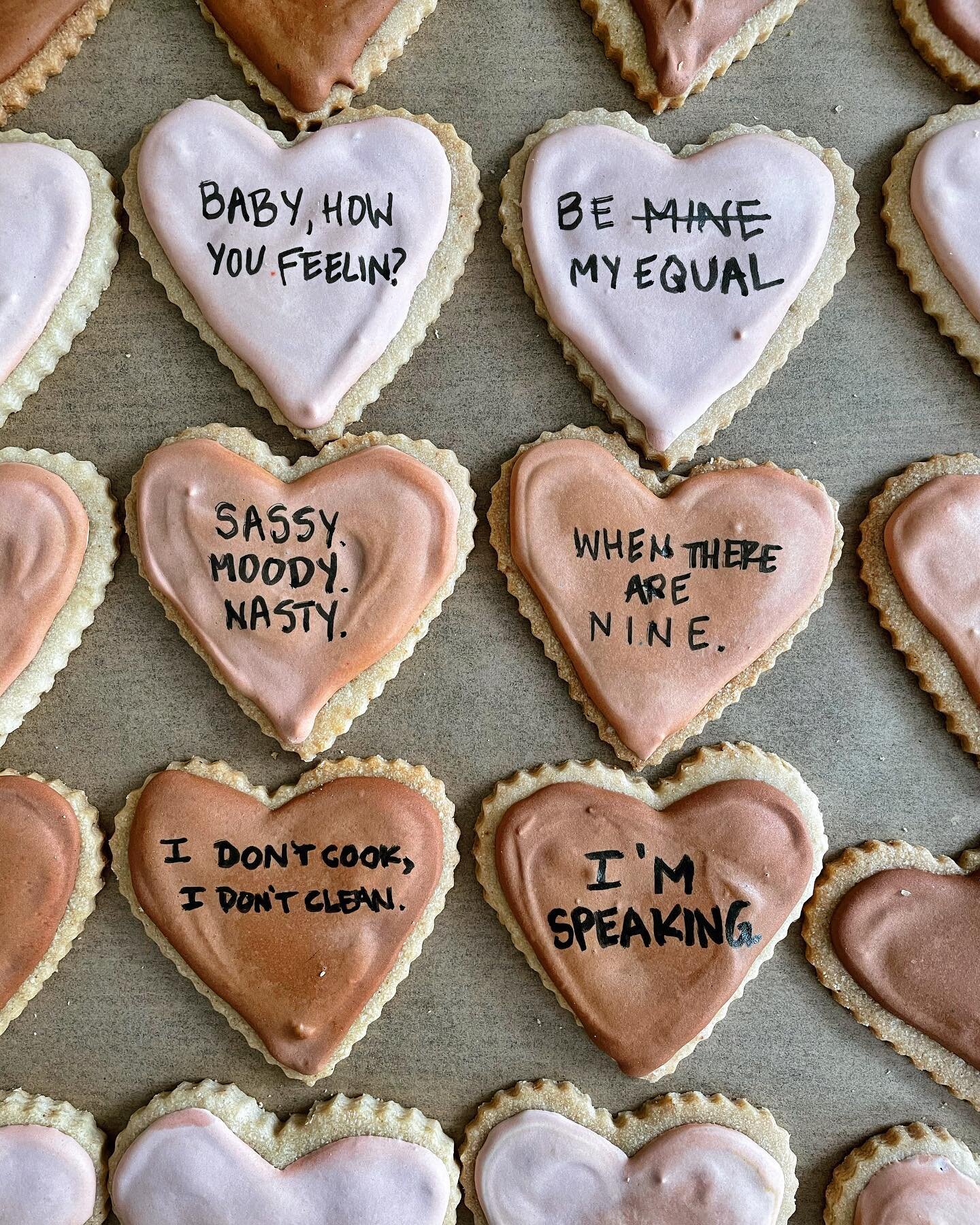 **Update: Sold out!** Valentine&rsquo;s Day cookie sale is live! 💖🍪 Hit up the link in my bio to place your order! I&rsquo;m bummed that with covid, I won&rsquo;t be running around Richmond playing Cupid this year (my favorite thing to do on my fav