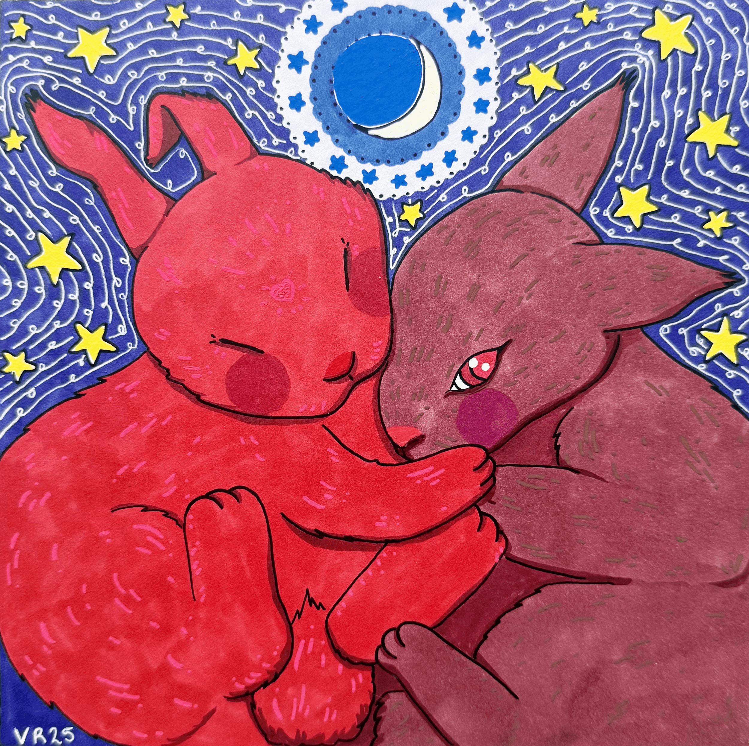 "Warmth" - Marker on paper