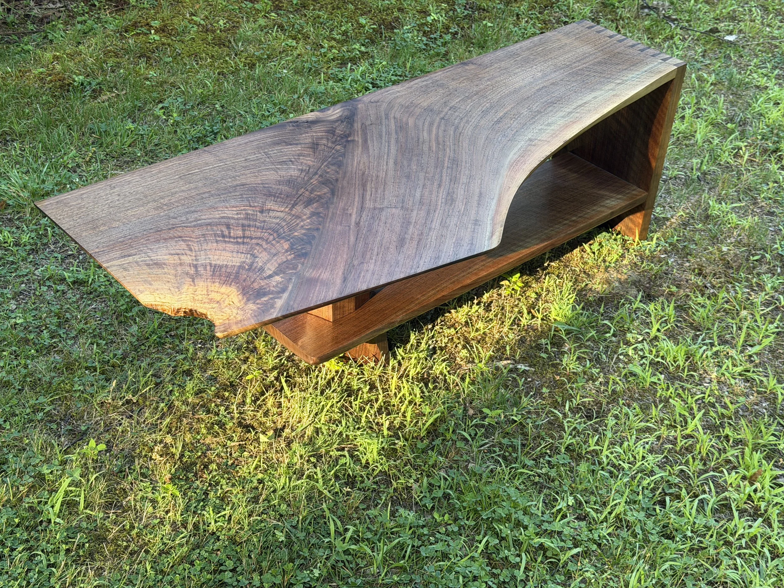 Walnut Live Edge Coffee Table
