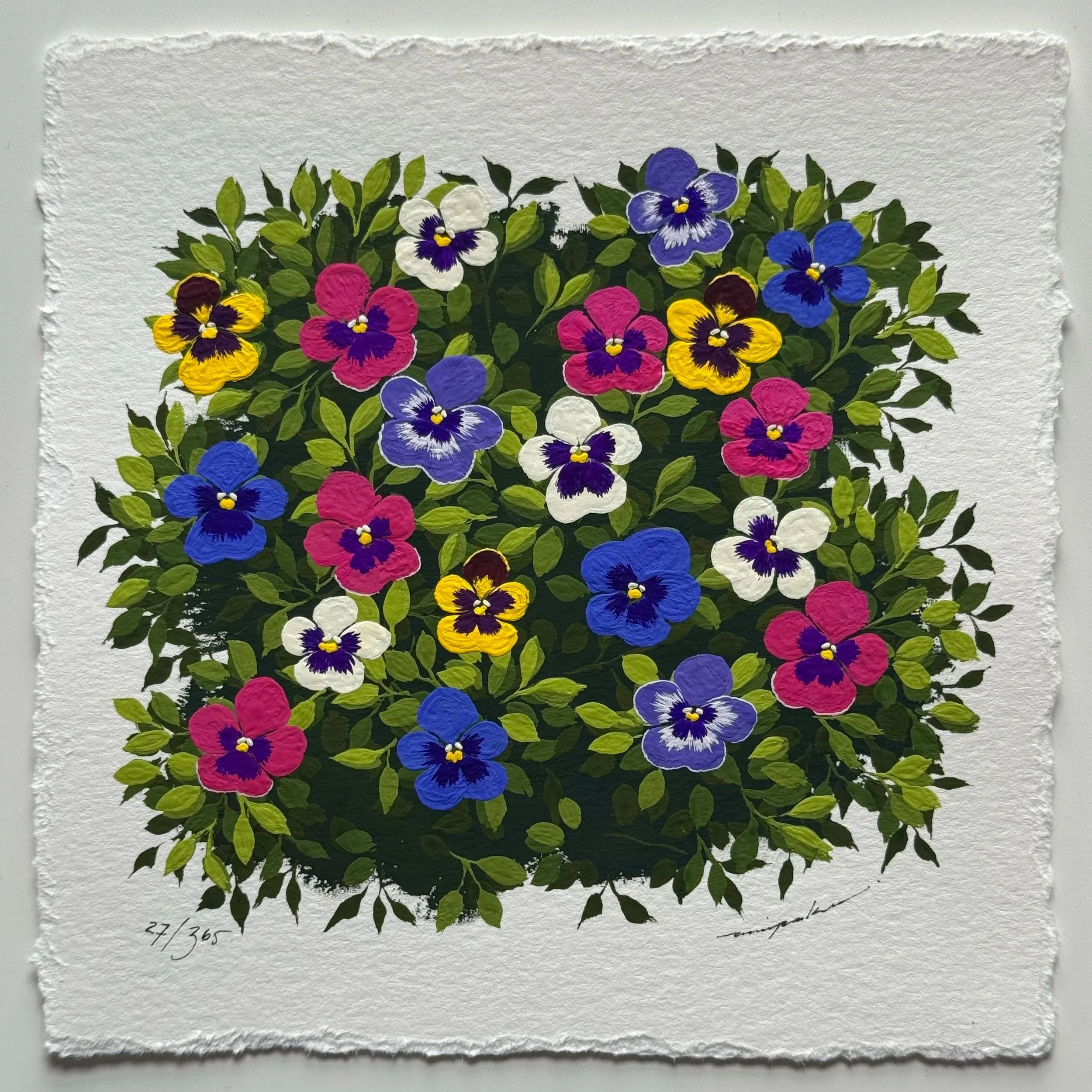 27/365 : PANSY FLOWER MEDLEY