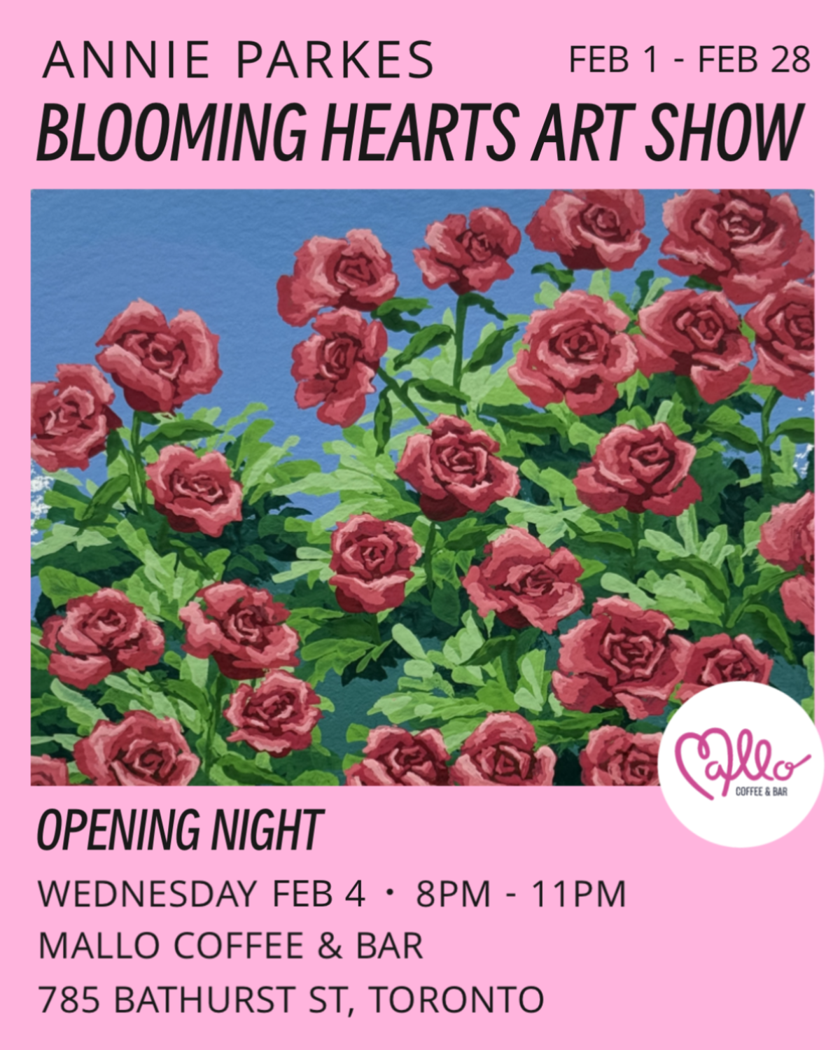 BLOOMING HEARTS ART SHOW 