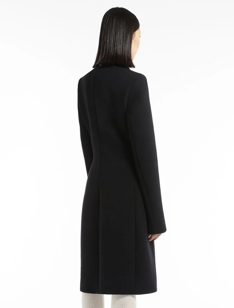 SPORTMAX Eris Black Wool Coat — Kimono