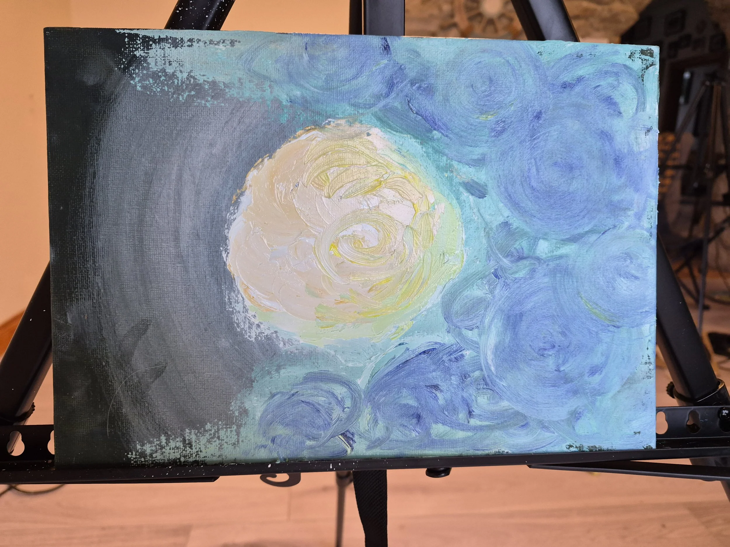 "Moon Painting With Jackey" by Graham In Ireland
