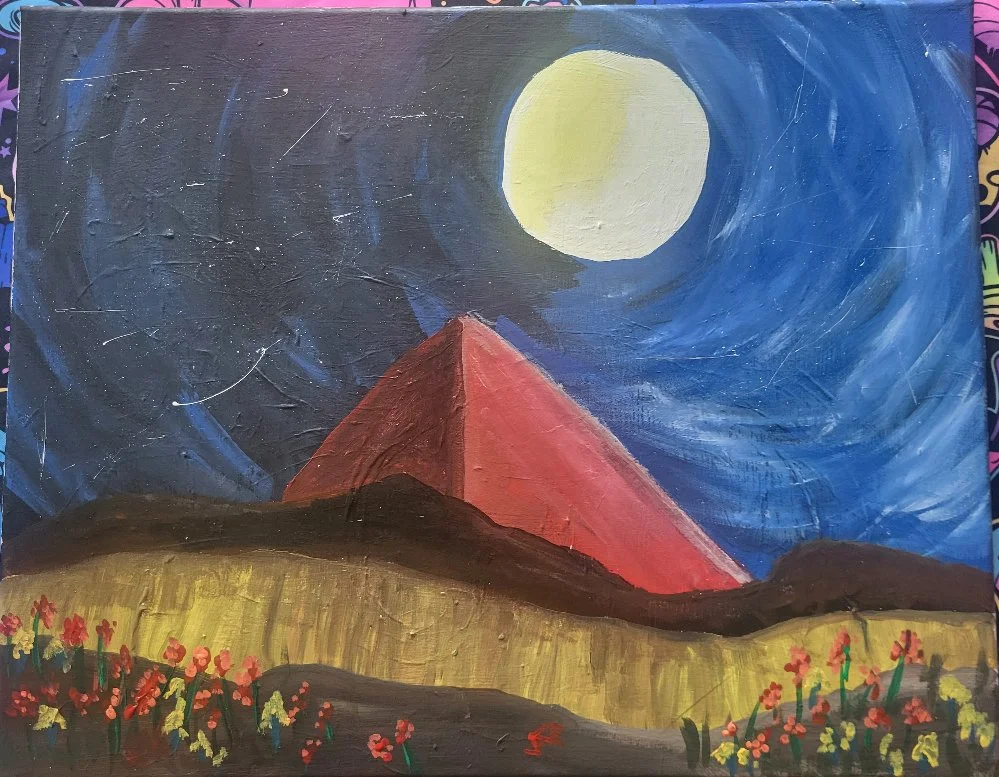 "Pyramid Moon" by Auntie Julie Willis