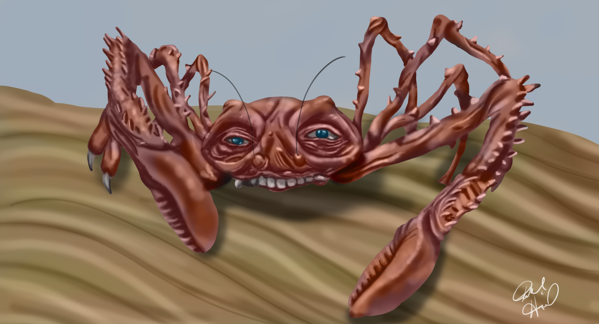 "Resting Beach Face" by Rachel Heibel