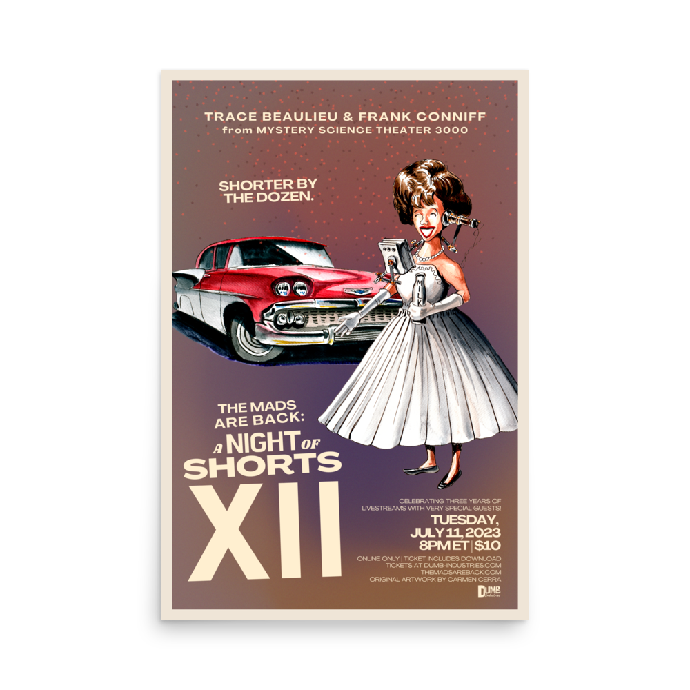 The Mads Are Back | Matte Poster Print | A Night of Shorts XII