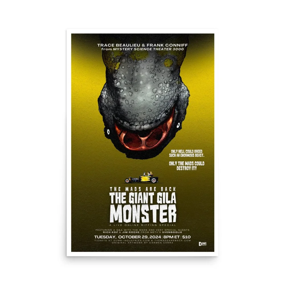 Giant Gila Monster Poster