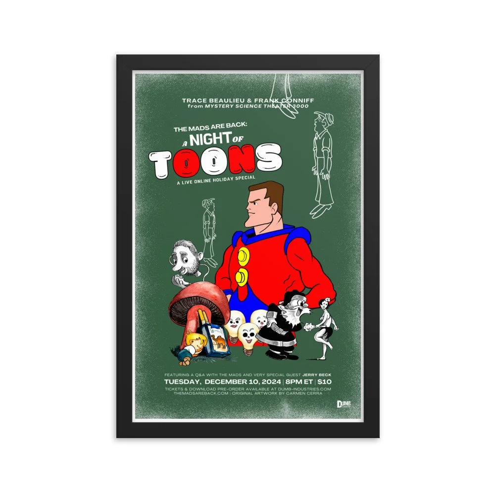 The Mads Are Back Framed Poster Print — Dumb Industries