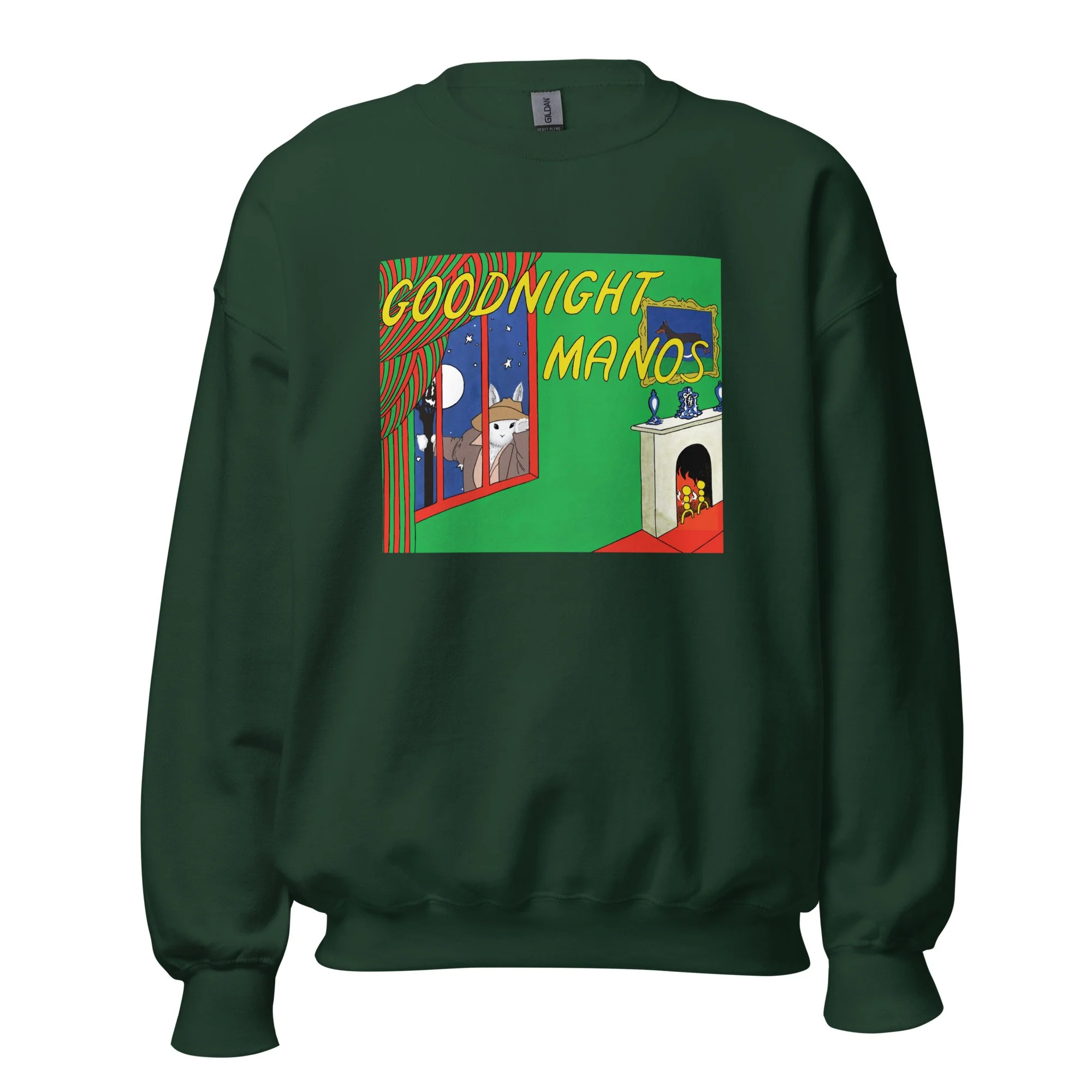 unisex-crew-neck-sweatshirt-forest-green-front-6894d3eab57a4.jpg