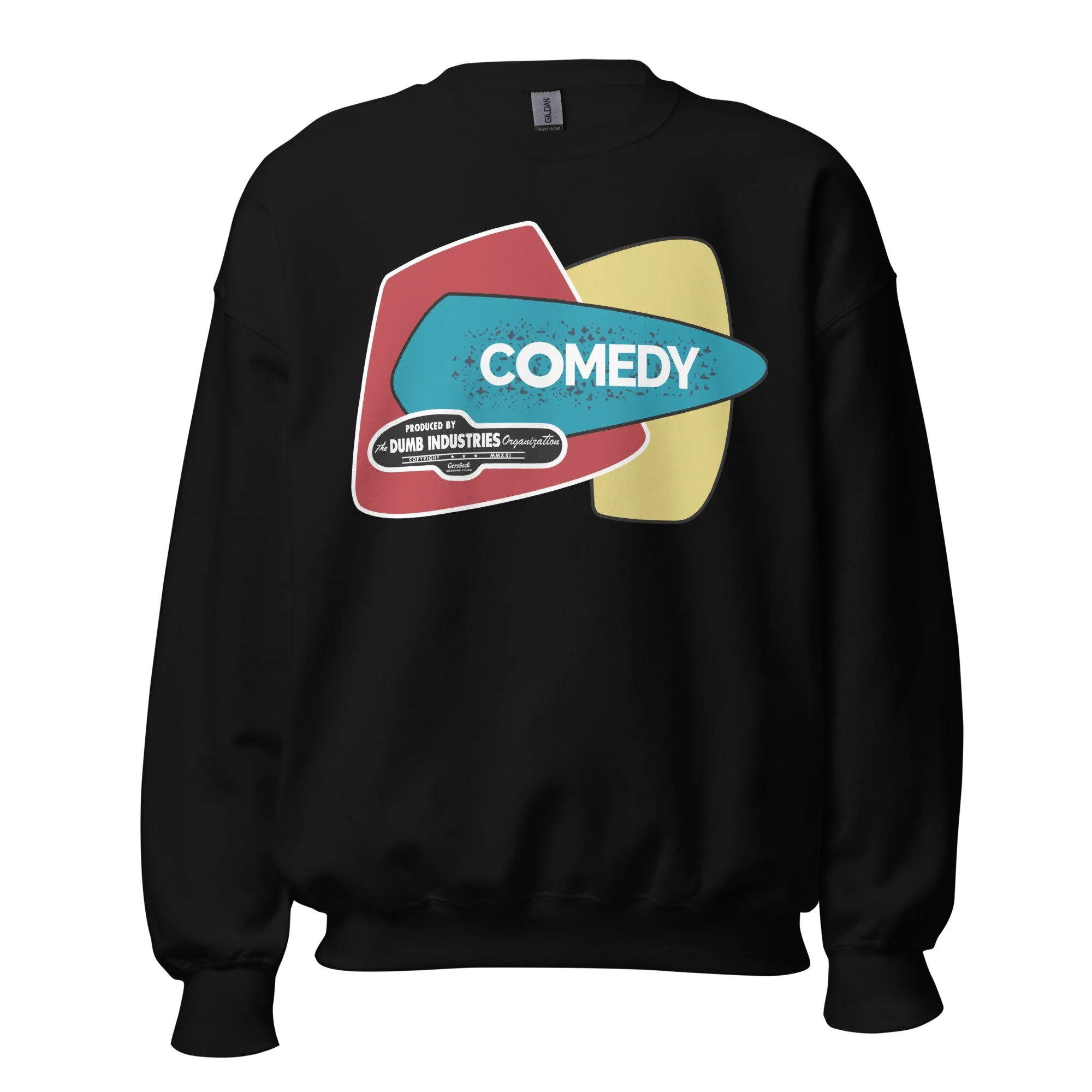 Comedy Produced by The Dumb Industries Organization Design by Josh Flowers | Unisex Sweatshirt